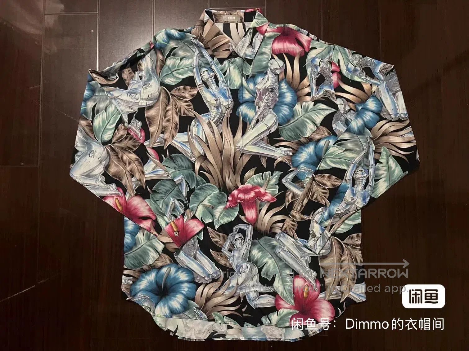 Visvim Dior Collaboration Robot Print Shirt. Size US M / EU 48-50 / 2 - 1 Thumbnail