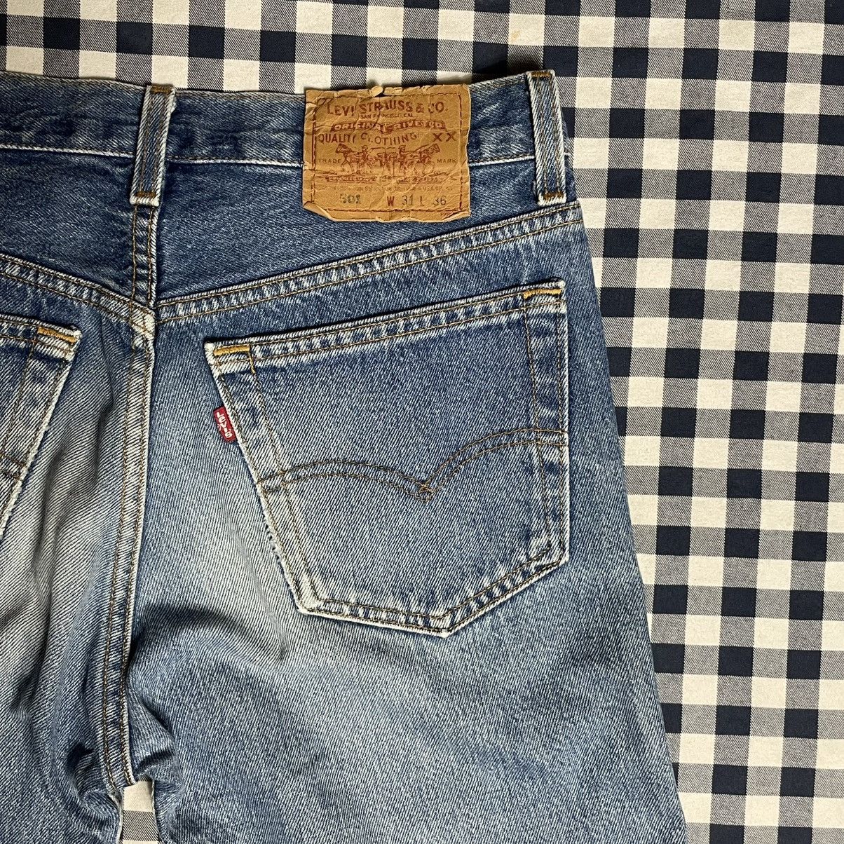 Levi's × Vintage Jeans Levi’s 501 Vintage 90’s Size US 31 - 4 Thumbnail