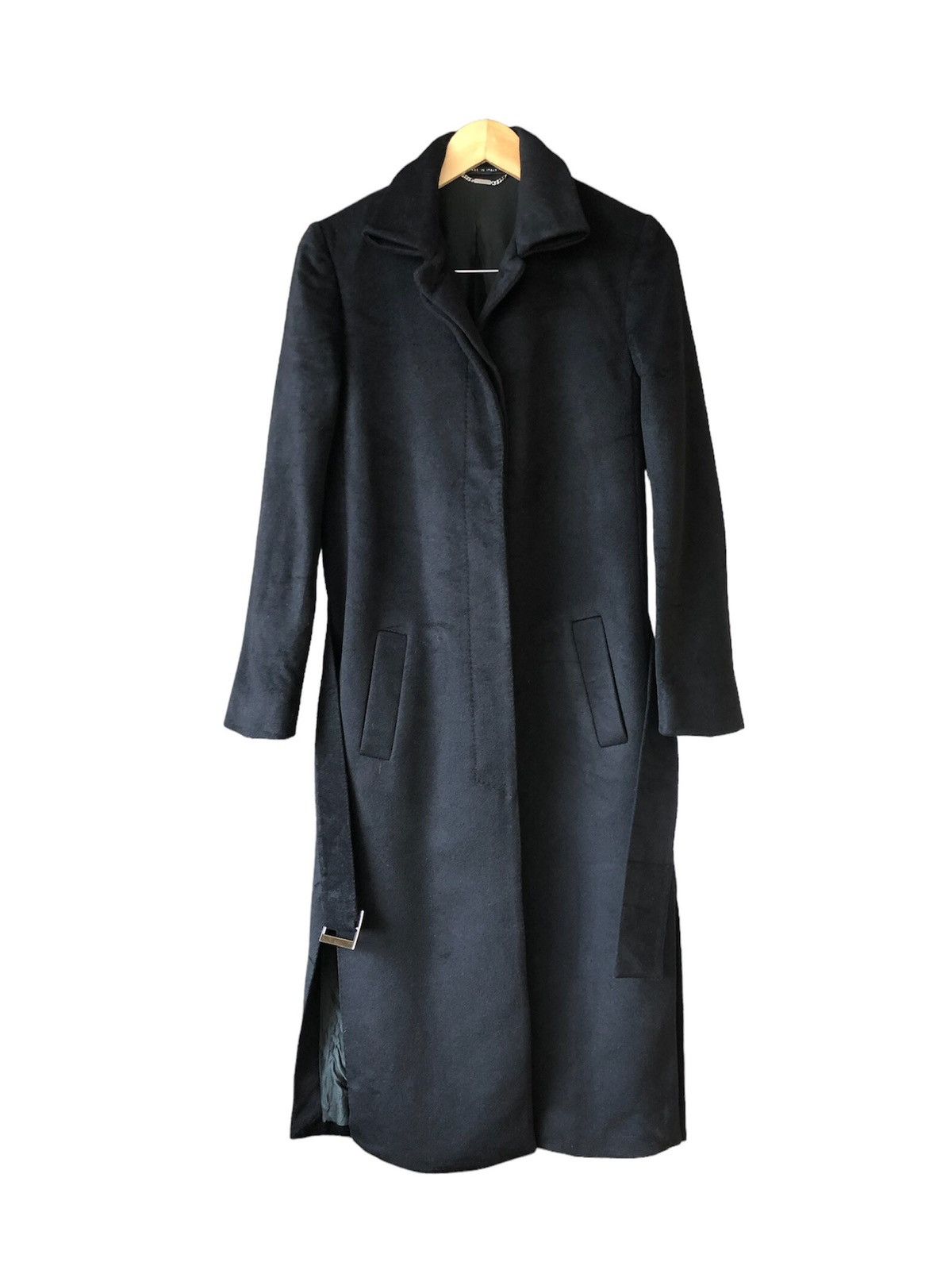 Image of Gucci Wool Cashmere Long Coat Black, Women's (Size XS)