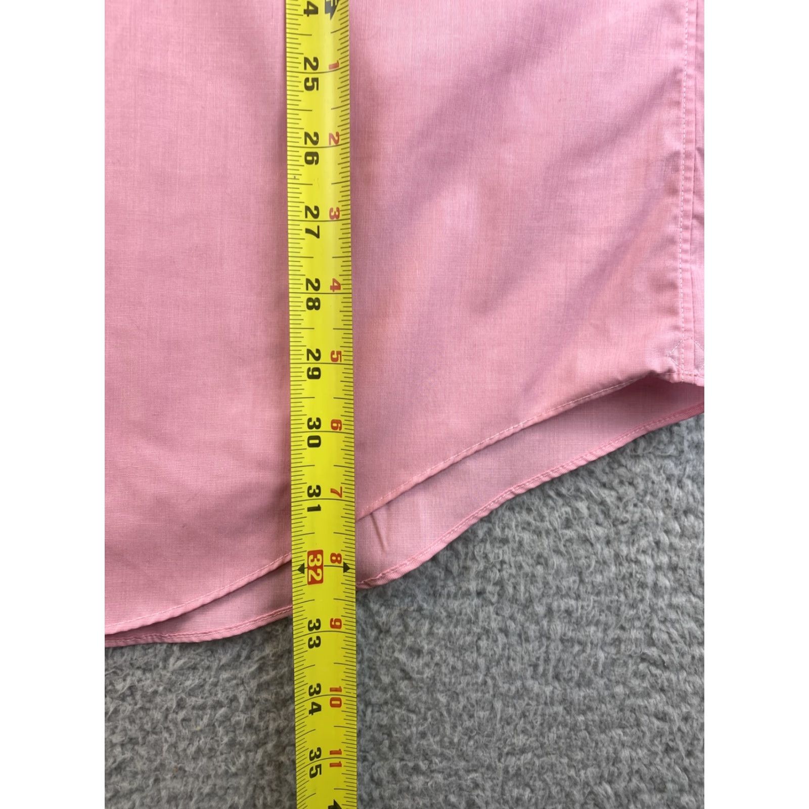 Cremieux Daniel Cremieux Men's 16.5 100% Cotton Long Sleeve Button Shirt Size 87-32 / 16.5 35 87-32 Button-Up Collared Regular Modern Pink / 16.5 Size US L / EU 52-54 / 3 - 7 Thumbnail