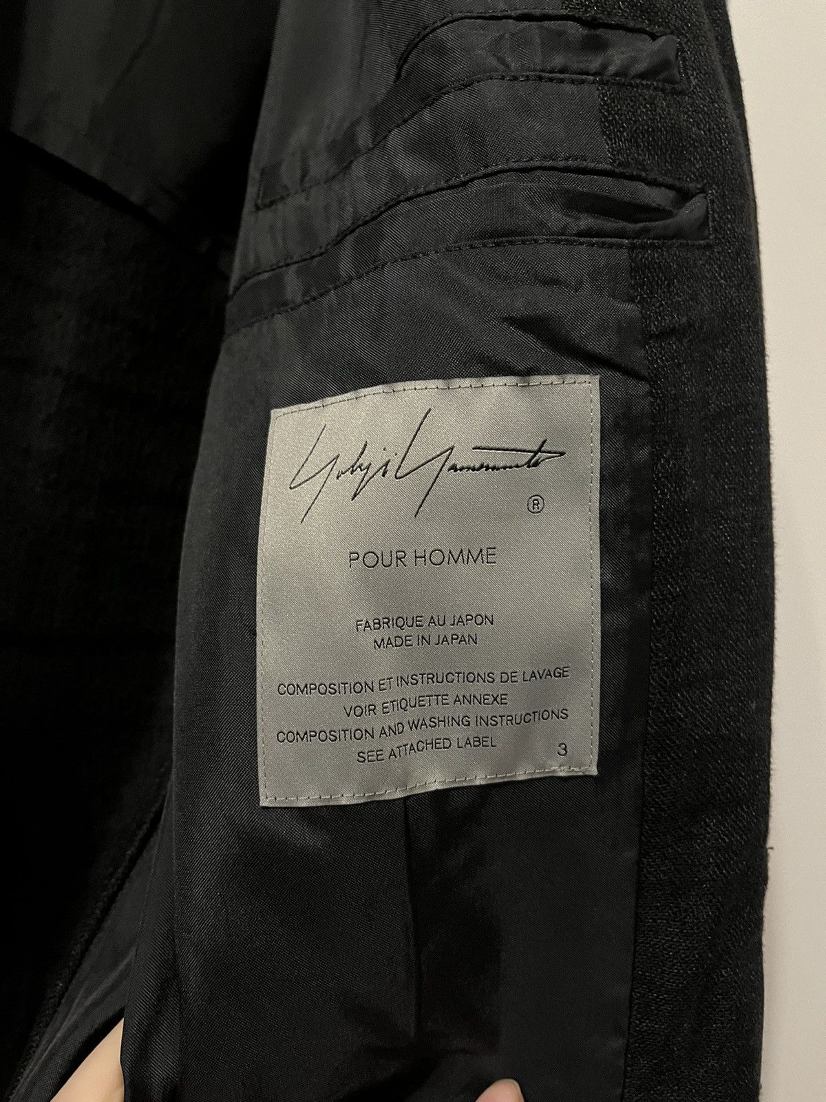 Yohji Yamamoto Yohji Yamamoto Pour Homme Leather Jacket Size US L / EU 52-54 / 3 - 6 Thumbnail