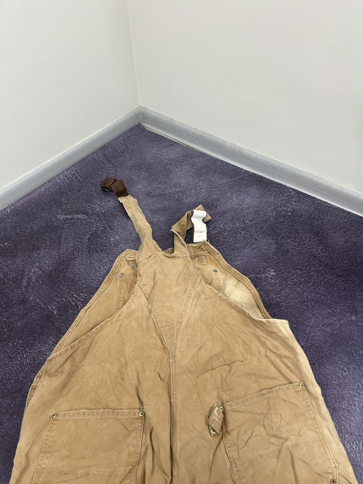 Carhartt Vintage 90s Carhartt Work Faded Y2K Baggy Overall Size US 40 / EU 56 - 12 Thumbnail