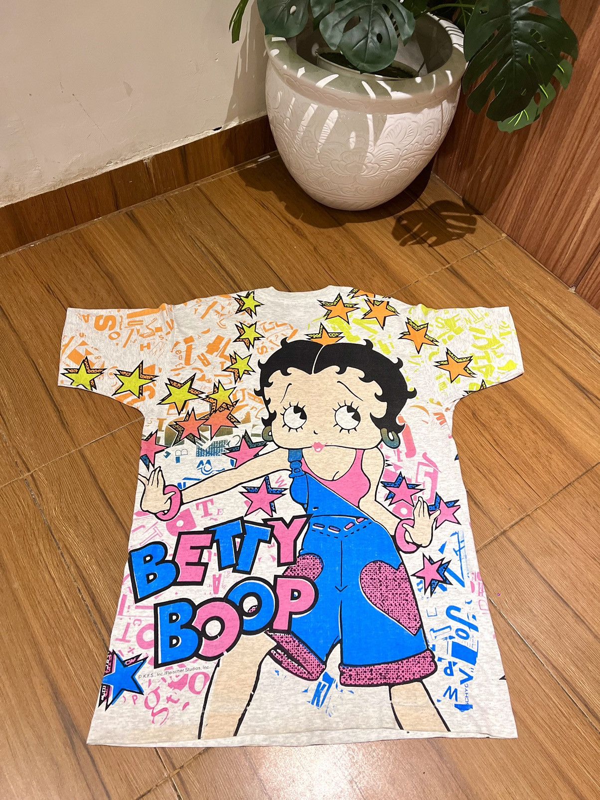 Vintage 🔥RARE🔥Vintage 90s AOP Betty Boop Size US L / EU 52-54 / 3 - 2 Thumbnail