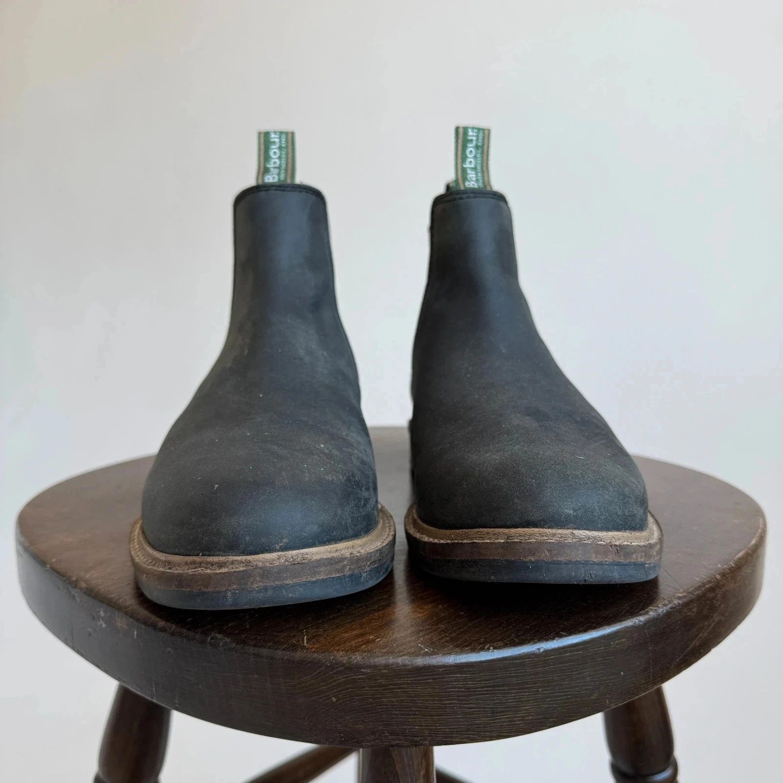 Barbour Barbour Leather Chelsea Boots Black Classic British Heritage Size US 8 / EU 41 - 4 Thumbnail