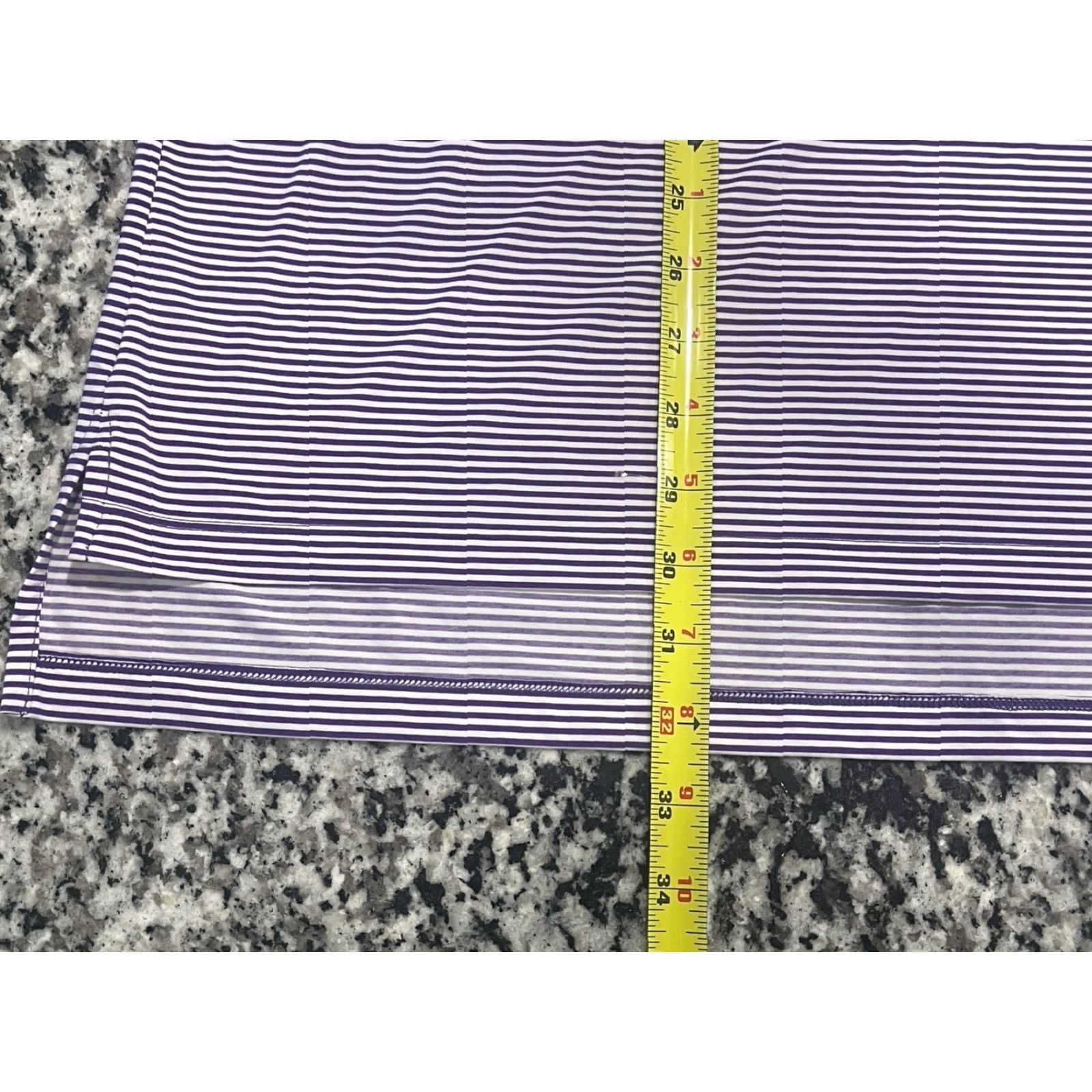 Vintage Draddy Sport Golf Shirt Shirt Mens XL Purple/White Striped Kiawah Island Club Size US XL / EU 56 / 4 - 2 Thumbnail