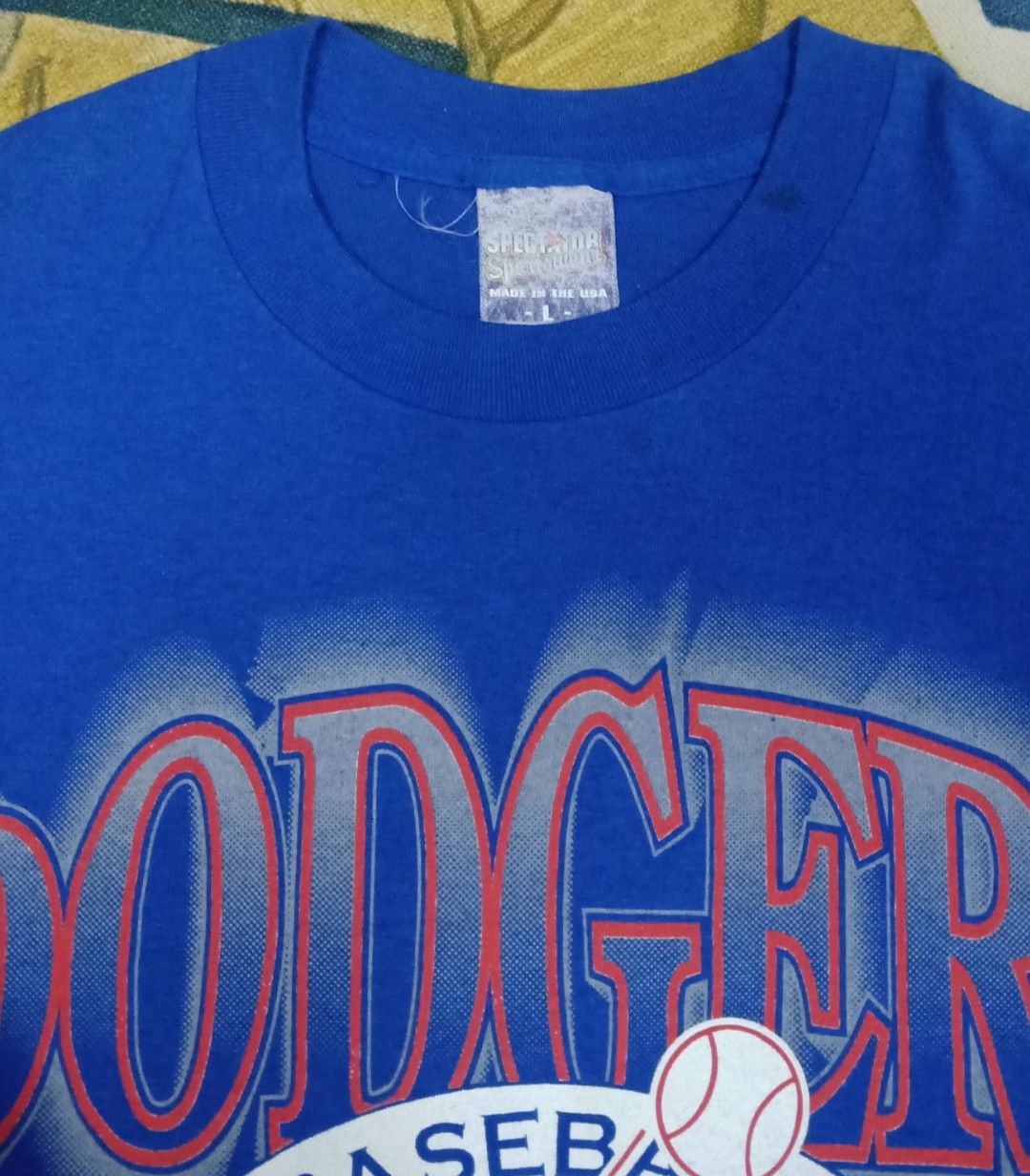 MLB × Vintage Vintage 90s MLB Los Angeles Dodgers T-shirt Size US L / EU 52-54 / 3 - 10 Thumbnail