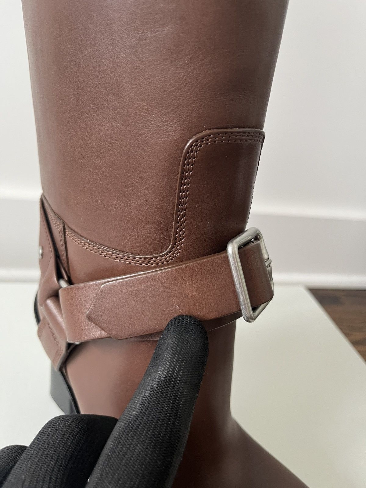 Burberry Burberry Leather Strirrup High Boots Size US 6.5 / IT 36.5 - 8 Thumbnail