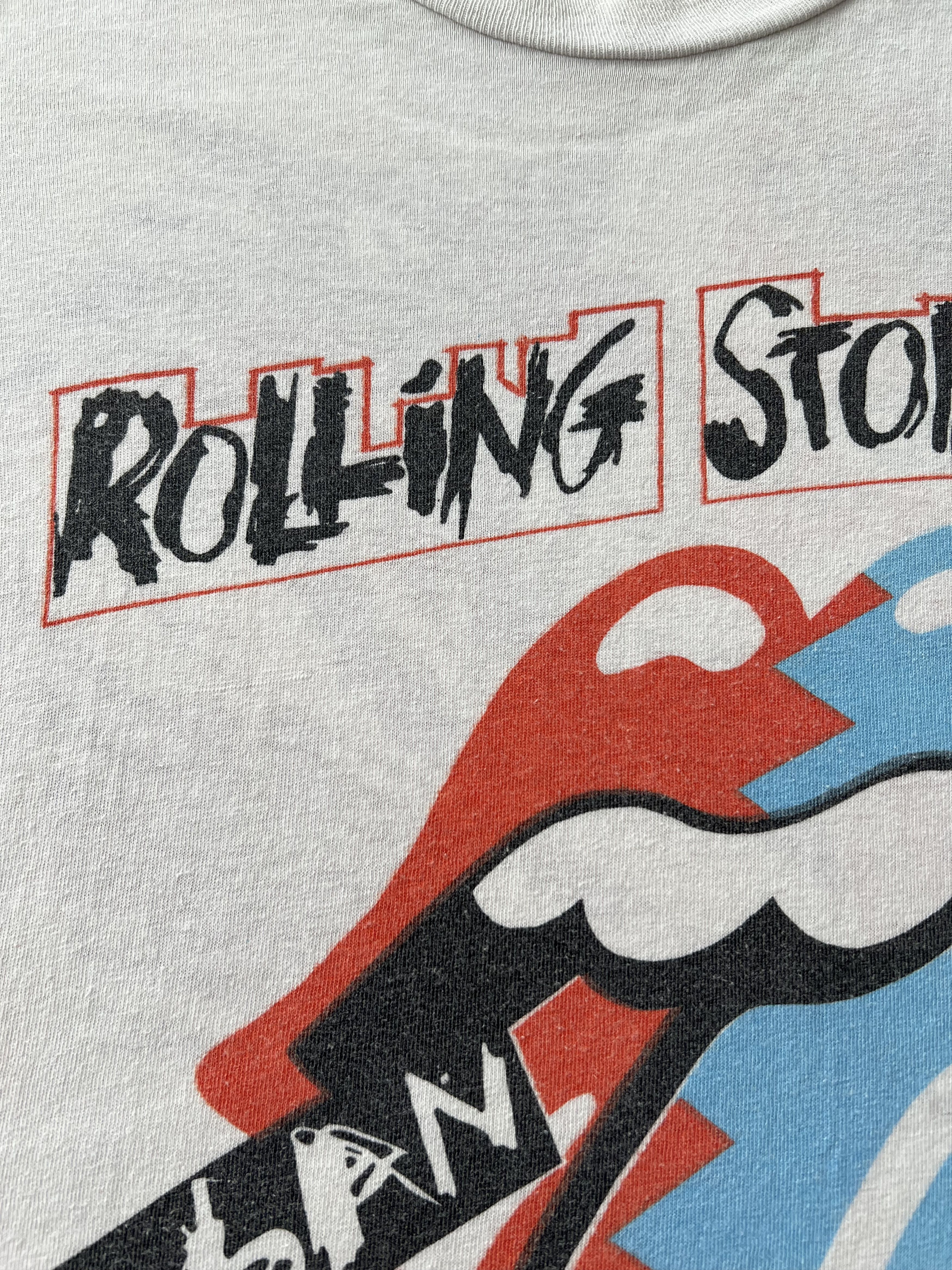 Band Tees Vintage 1990 The Rolling Stones Urban Jungle White T-shirt Size US M / EU 48-50 / 2 - 5 Thumbnail