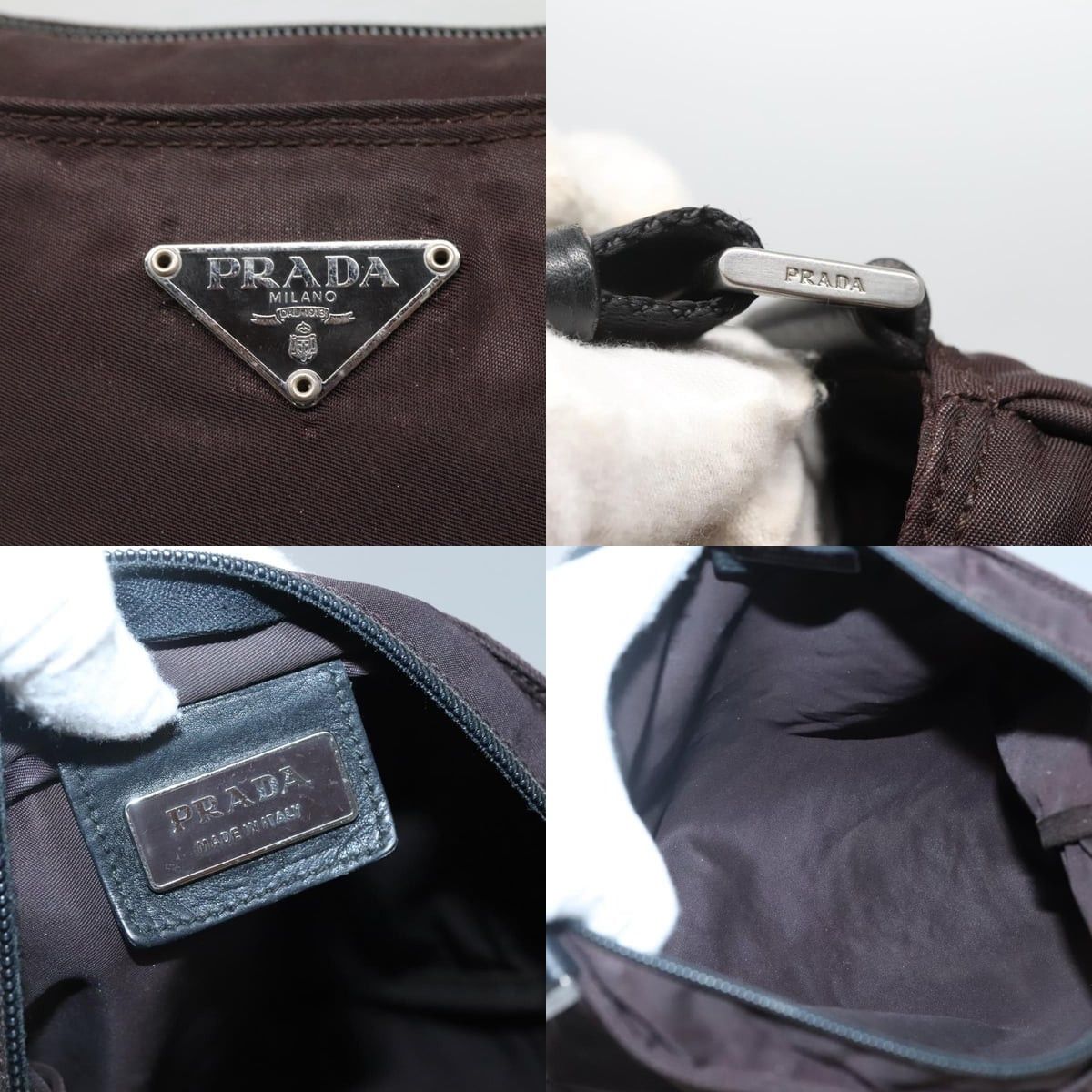 Prada PRADA Shoulder Bag Nylon Black Silver Size ONE SIZE - 11 Thumbnail