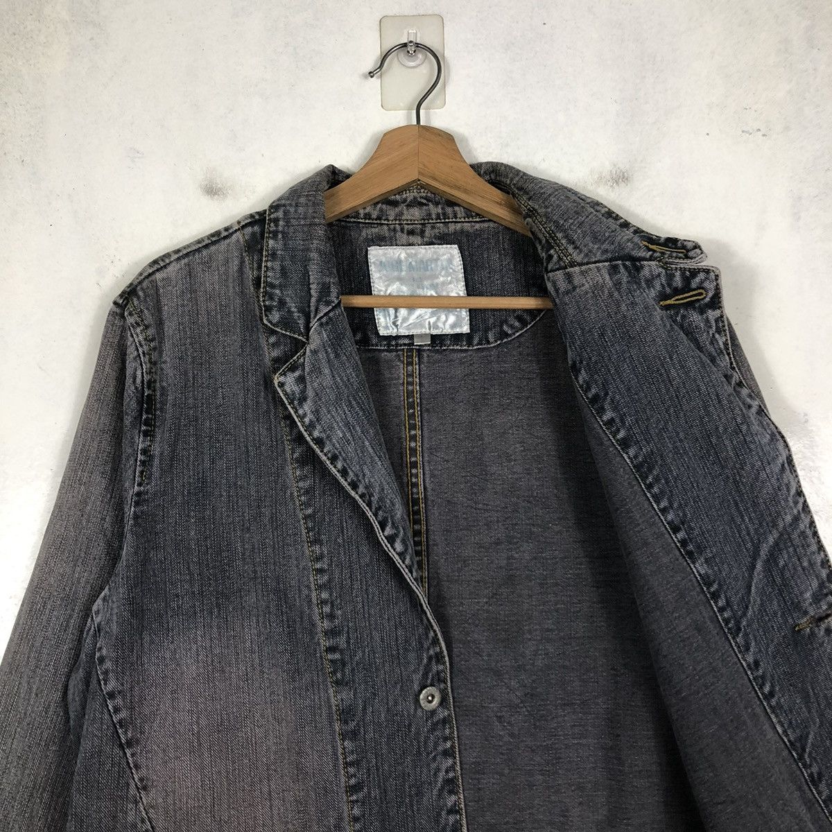 Japanese Brand 📌VINTAGE CHORE WORK DENIM JACKET JAPAN ISSEY MIYAKE Size US L / EU 52-54 / 3 - 13 Thumbnail