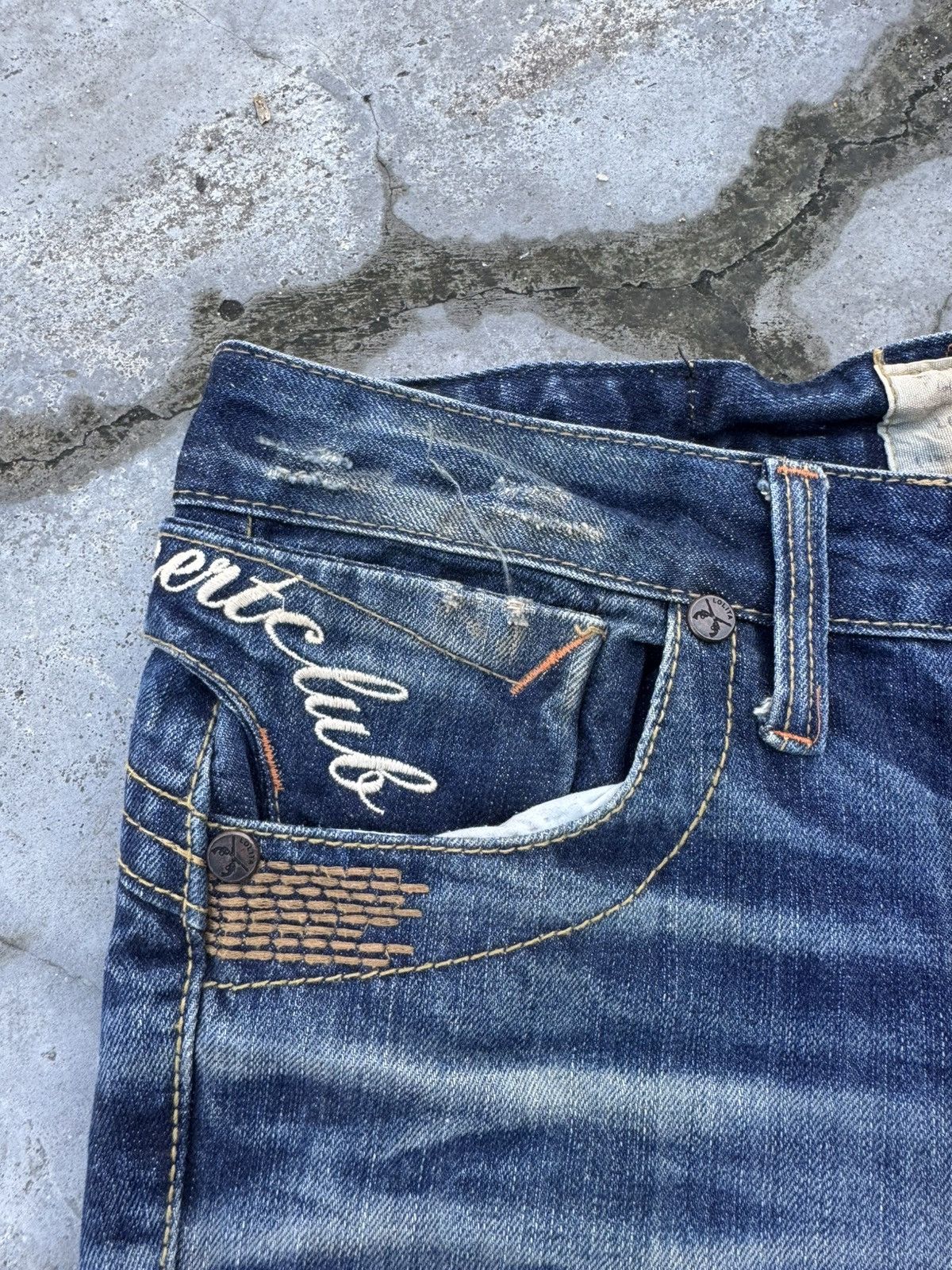 If Six Was Nine LOLITA JEANS Distressed Denim Size 34 Size US 34 / EU 50 - 3 Thumbnail