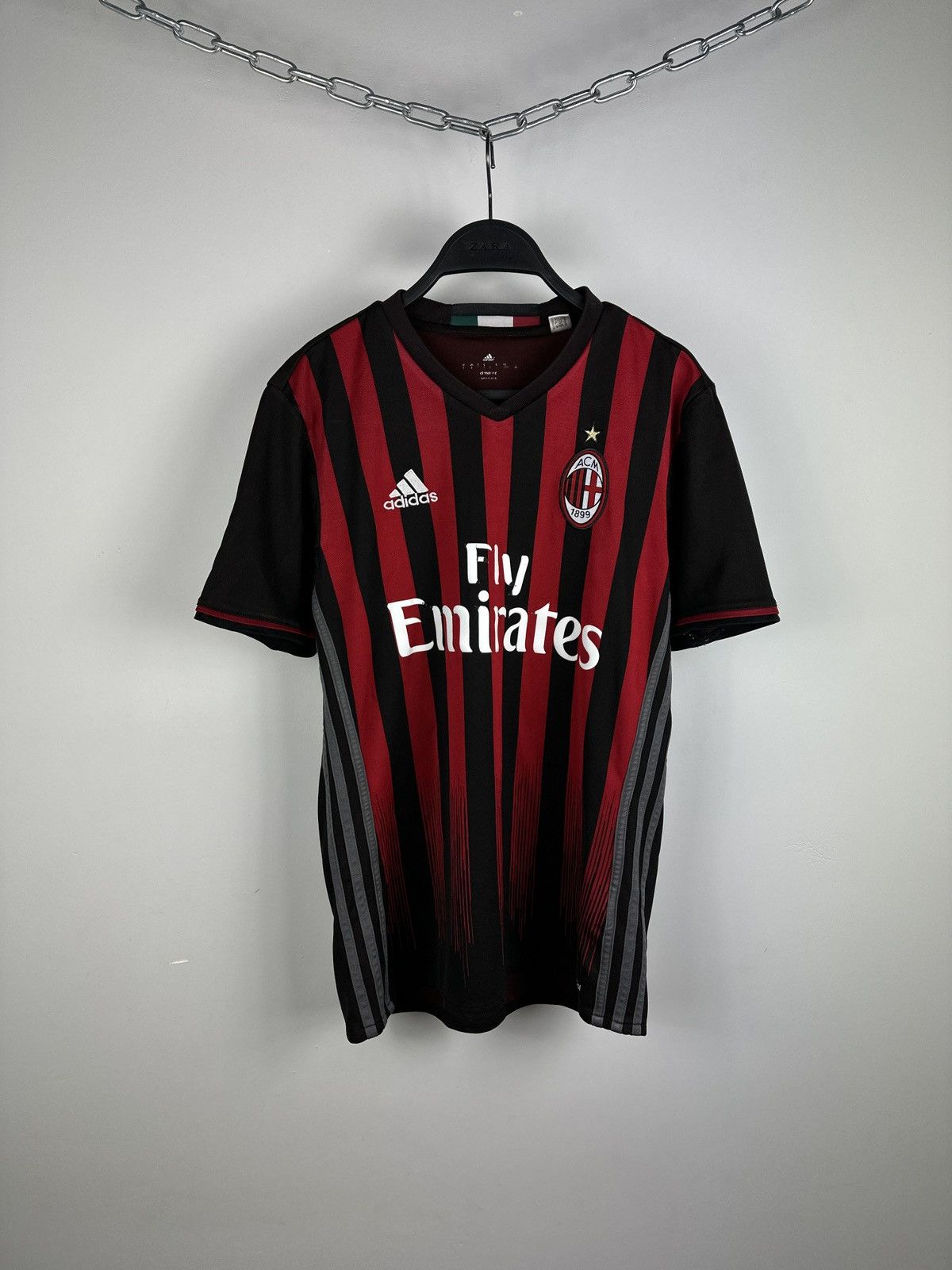 Adidas Adidas AC Milan Football Jersey Size US S / EU 44-46 / 1 - 1 Thumbnail
