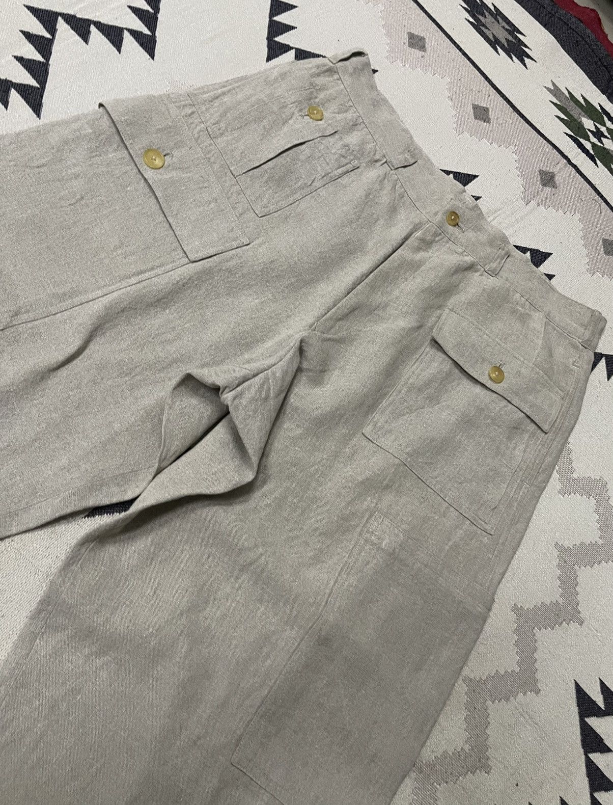 Yohji Yamamoto YOHJI YAMAMOTO MULTIPOCKET BAGGY CARGO PANT GOOD CONDITION Size US 33 - 6 Thumbnail