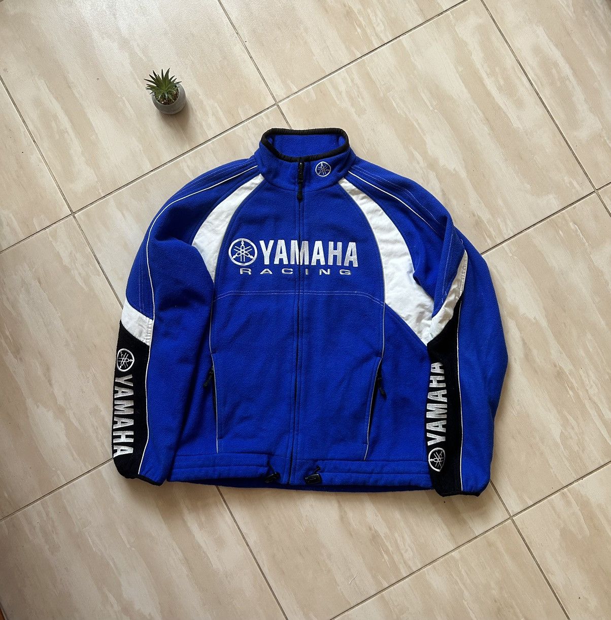 Yamaha vintage racing full zip light jacket motorsport