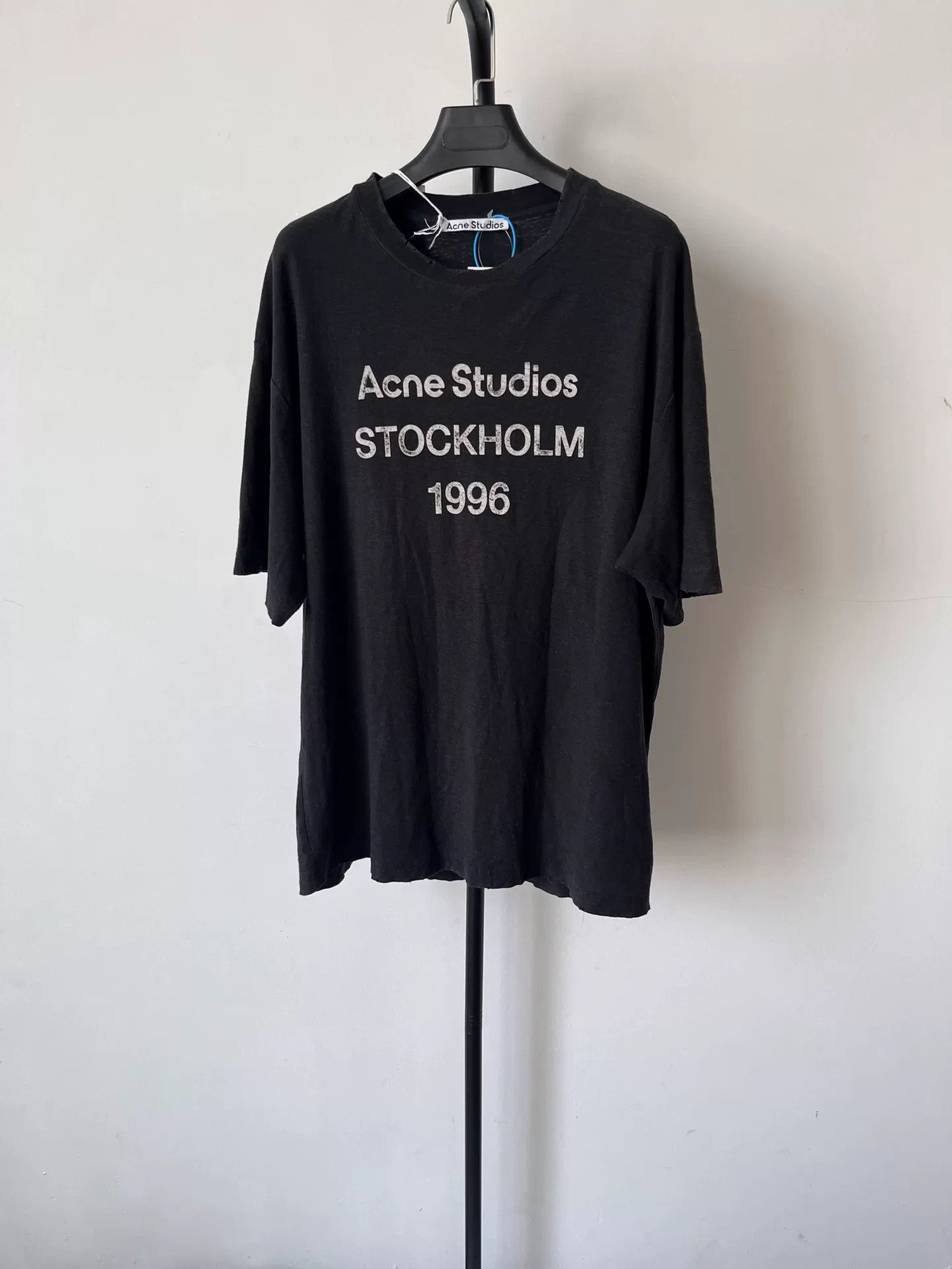 Acne Studios Acne Studios Black Short Sleeve T-Shirt Size US S / EU 44-46 / 1 - 1 Thumbnail