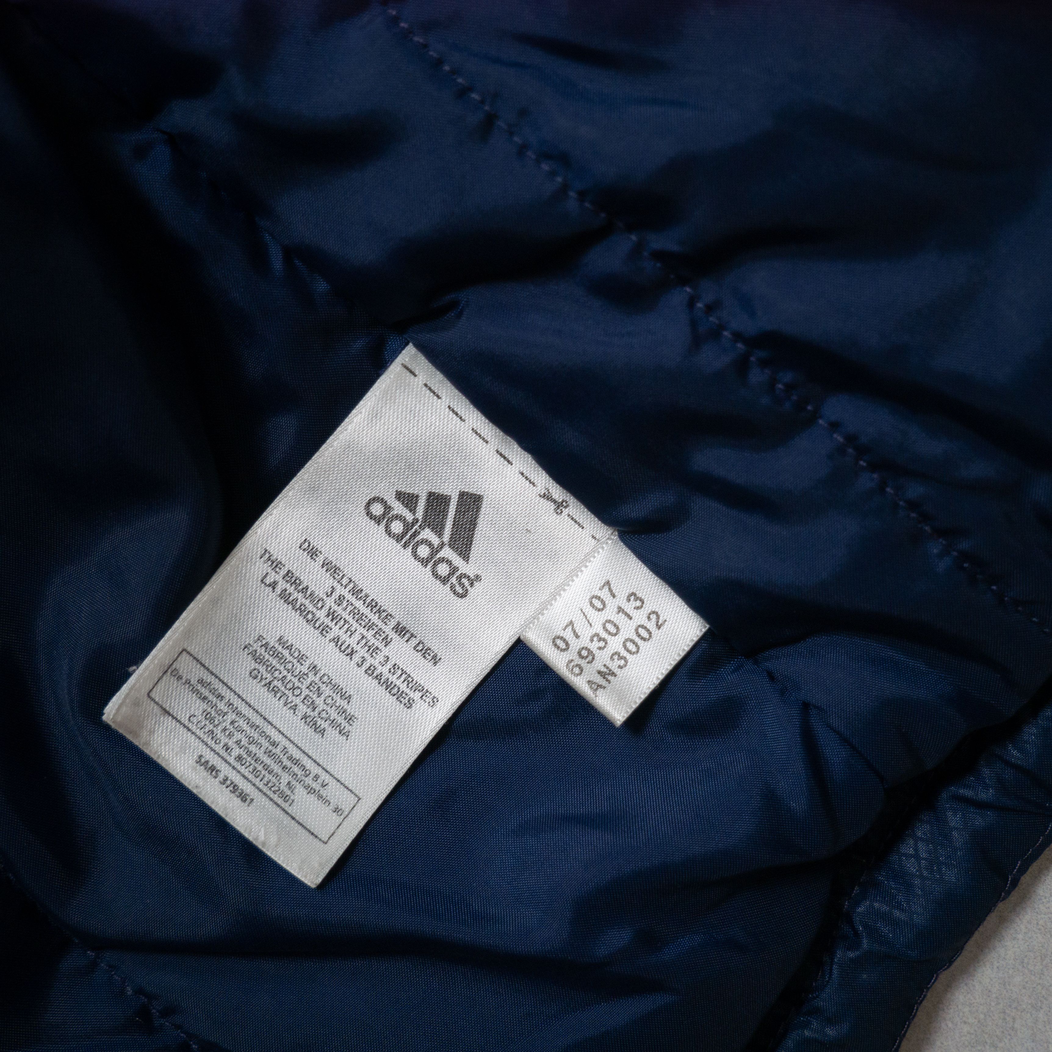Adidas × Vintage Vintage Adidas Olympique Marseille Y2K Insulated Coat Jacket Size US M / EU 48-50 / 2 - 8 Thumbnail