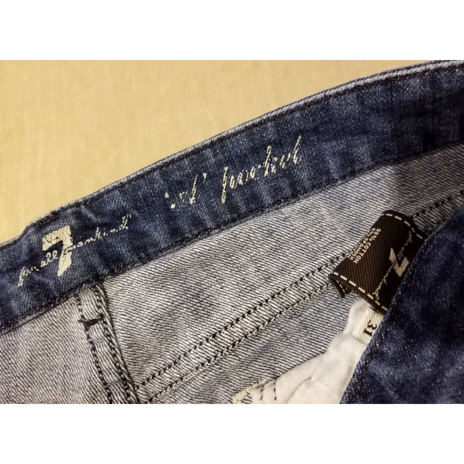 7 For All Mankind Womens 7 For All Mankind Jeans 31 Denim Pants Stretch Flared Blue Womens Jeans Type Denim Stretch Flared 7 For All Mankind Mens? Size 24" / US 00 / IT 34 - 7 Thumbnail
