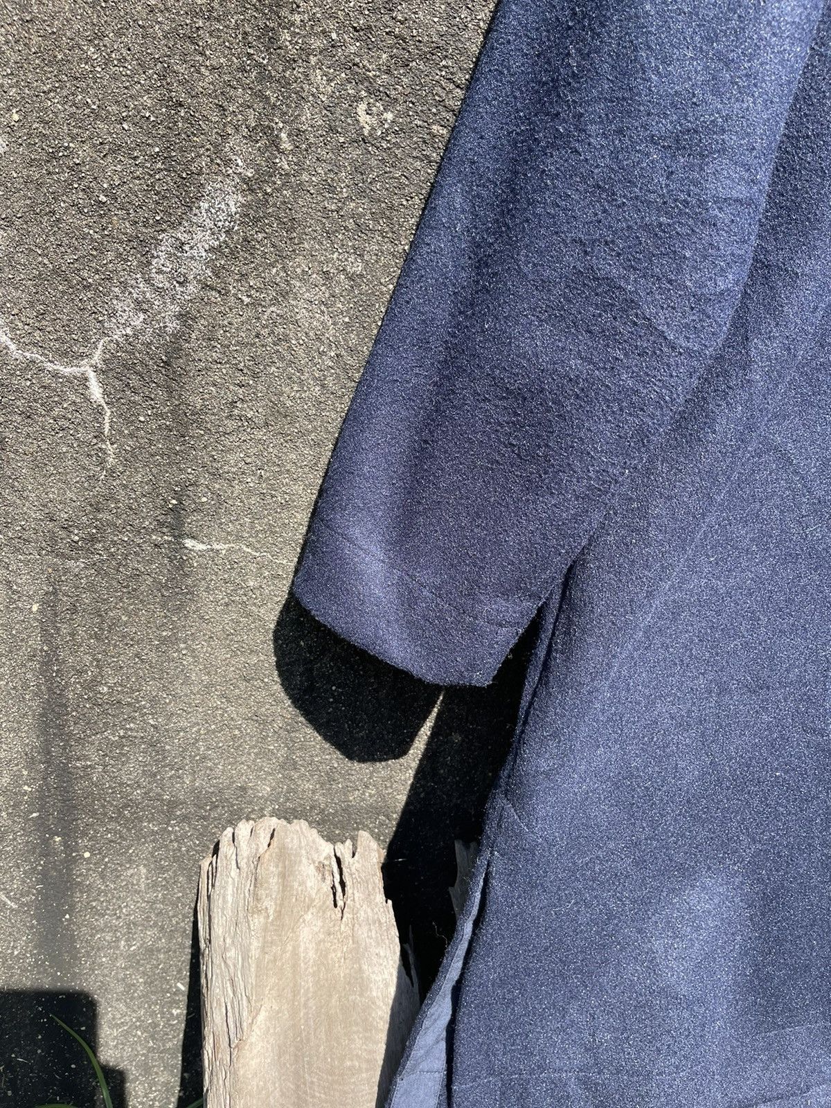 Japanese Brand Vintage Part2 by Junko Shimada Wool Hooded Coat – Navy (M) Size US M / EU 48-50 / 2 - 14 Thumbnail