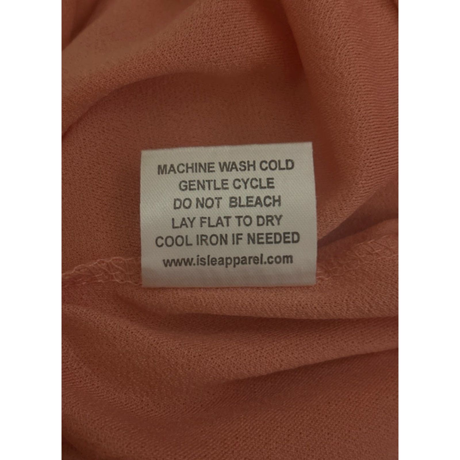Vintage isle apparel Blouse Women S Orange V-Neck 3/4 Sleeve Pullover Casual Workwear" Size S / US 4 / IT 40 - 6 Thumbnail