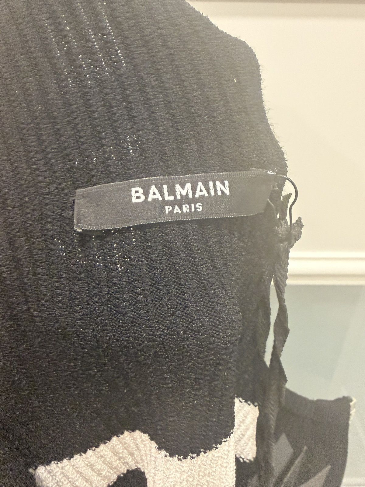 Balmain Striped Zip Sweater Size US XL / EU 56 / 4 - 6 Thumbnail