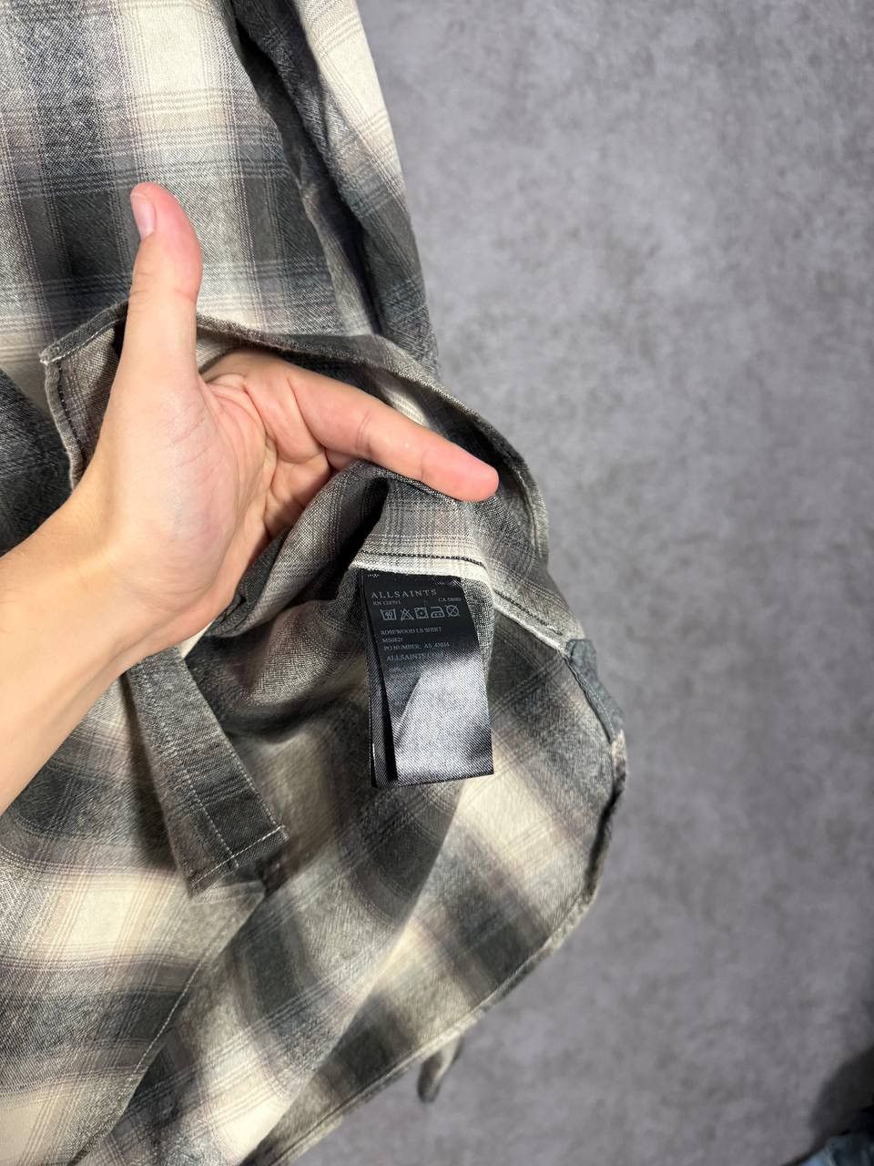 Allsaints Allsaints vintage designer shirt Size US M / EU 48-50 / 2 - 4 Thumbnail