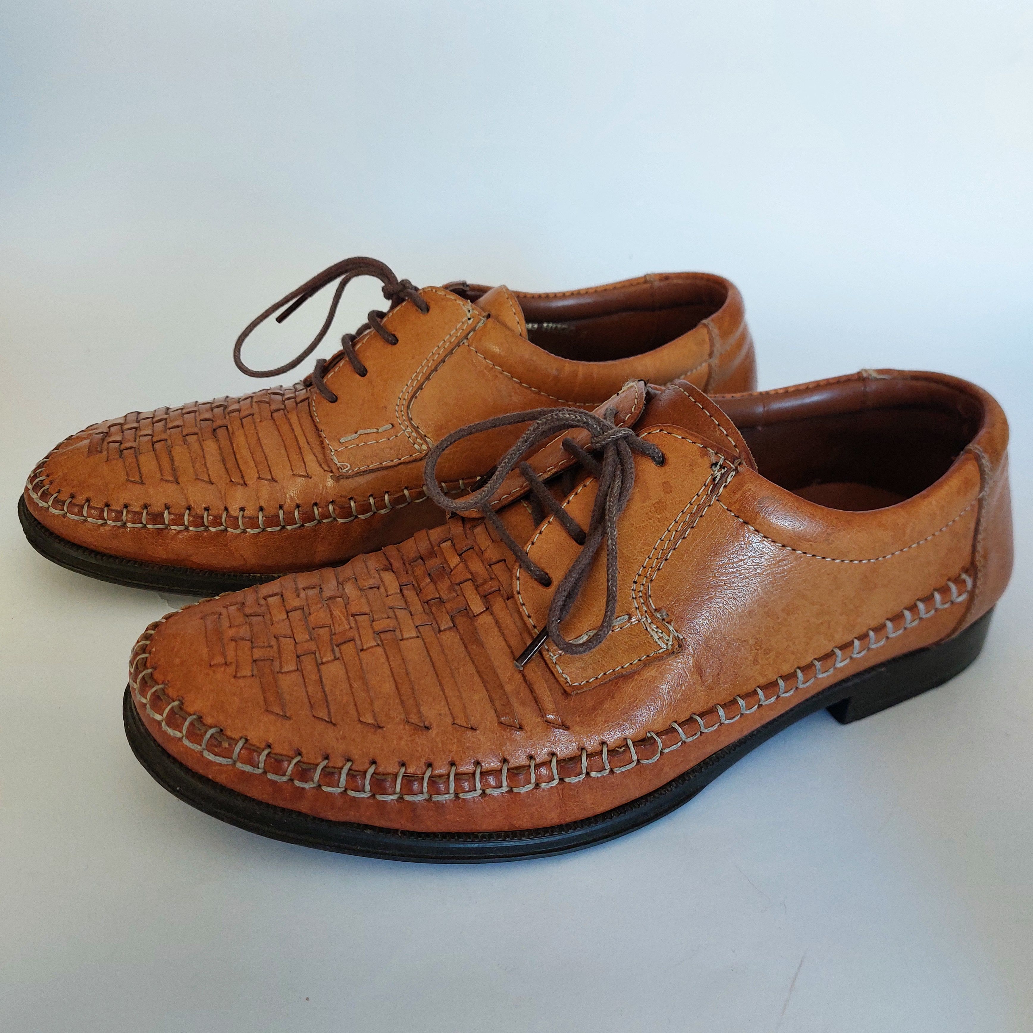 Other Stead & Simpson vintage pleated leather shoes Size US 9 / EU 42 - 1 Thumbnail