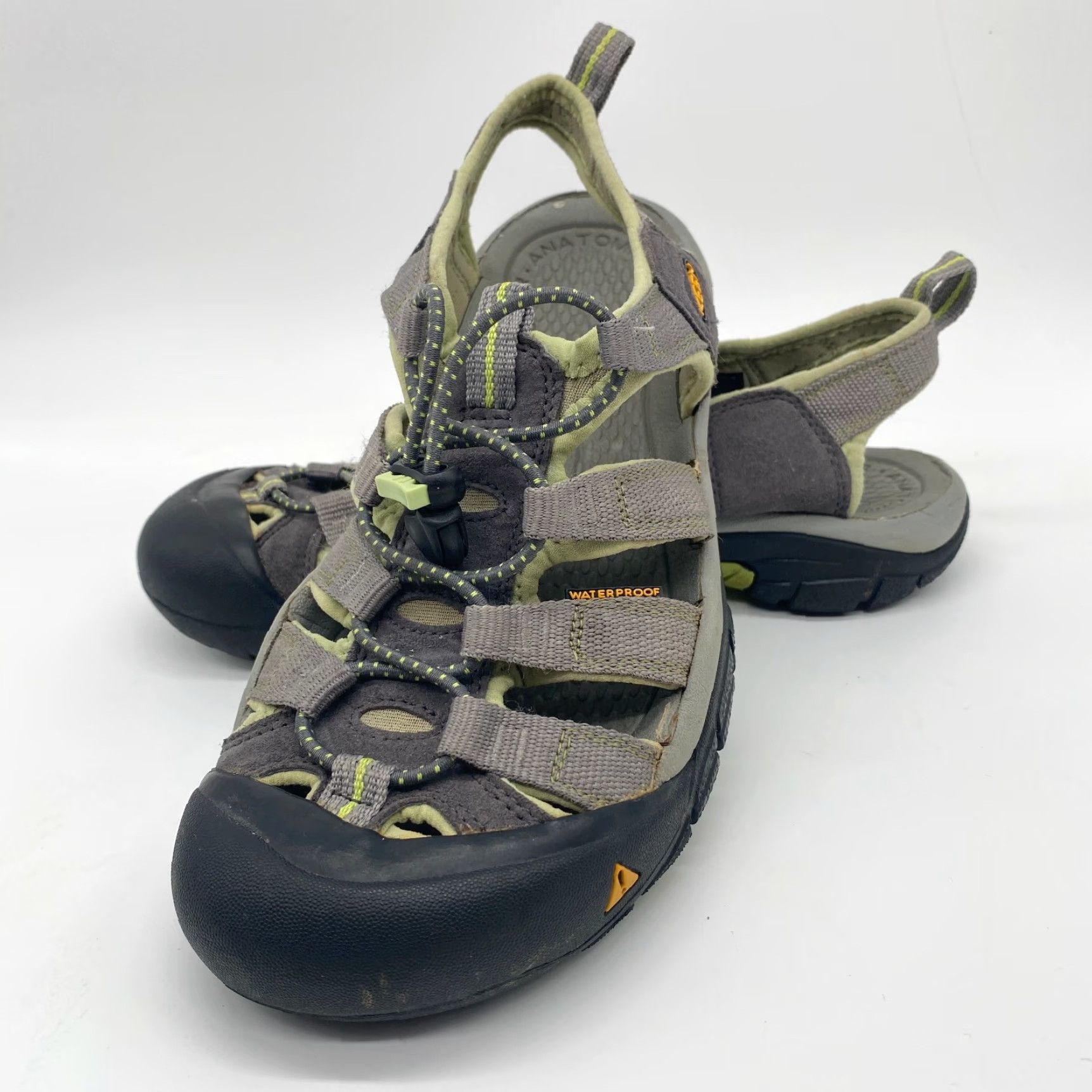 KEEN KEEN Newport H2 Waterproof Sport Hiking Sandals Womens 8 Gray Green 1003457 Sandal Waterproof Nautical Fisherman Shoes 8 Womens Size US 8 / IT 38 - 2 Thumbnail