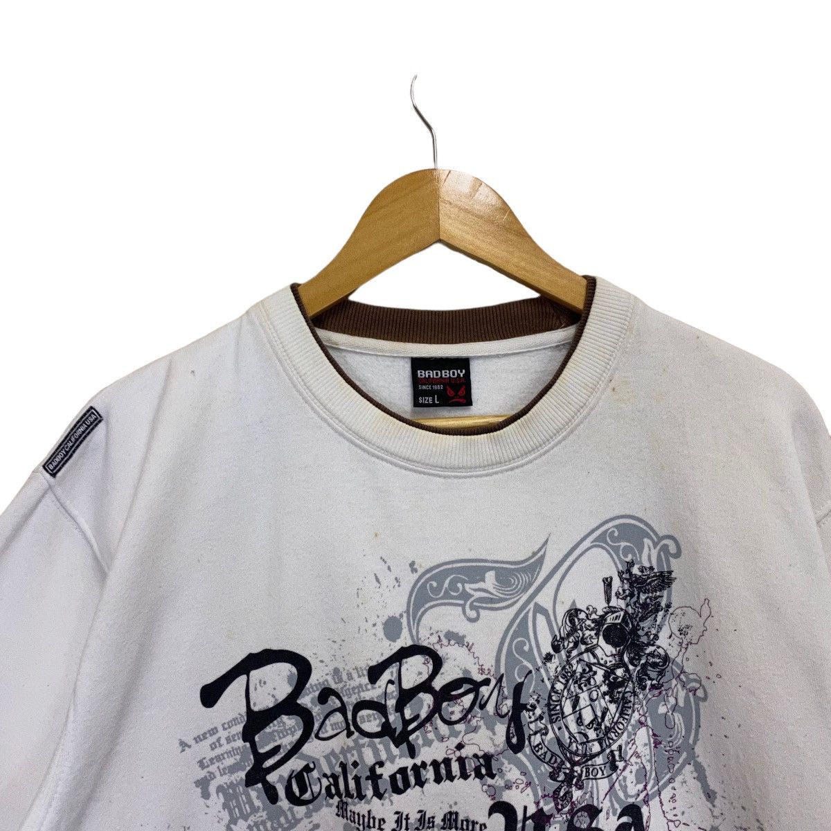 Japanese Brand × Vintage × Welcome Skateboards RARE!! Vintage Badboy Big Logo Crewneck Sweatshirt Size M Size US M / EU 48-50 / 2 - 4 Thumbnail