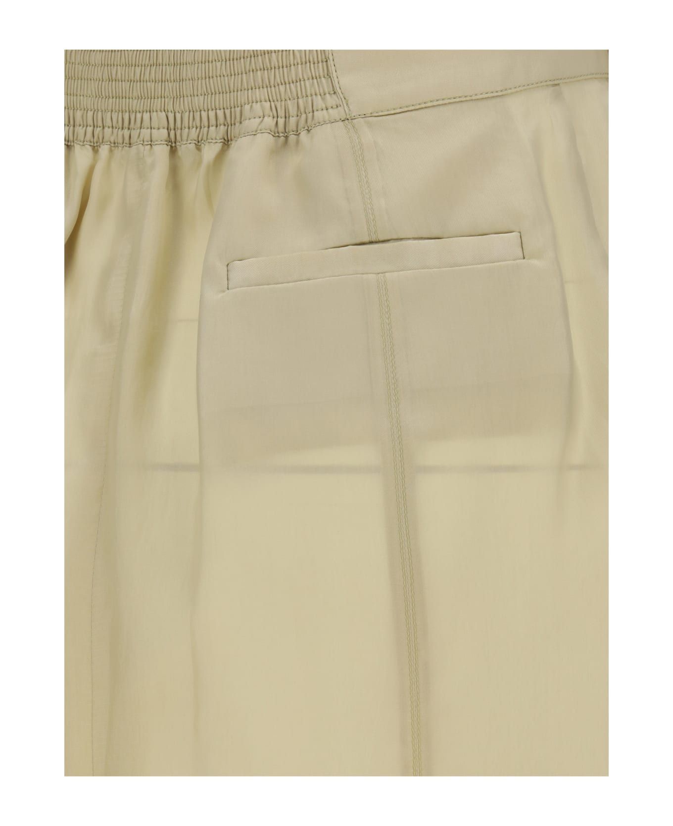 Saint Laurent Paris o1y0126 Mini Skirt in Beige Size 27" / US 4 / IT 40 - 3 Thumbnail