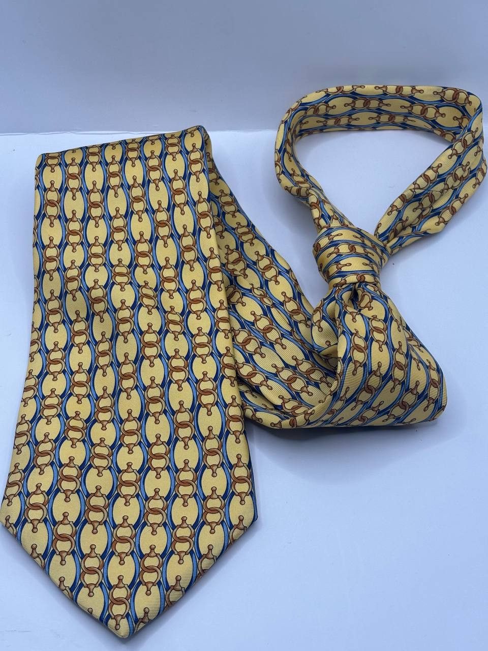 Vintage Westminster Vintage Silk Tie | Made in France | Equestrian Size ONE SIZE - 7 Thumbnail