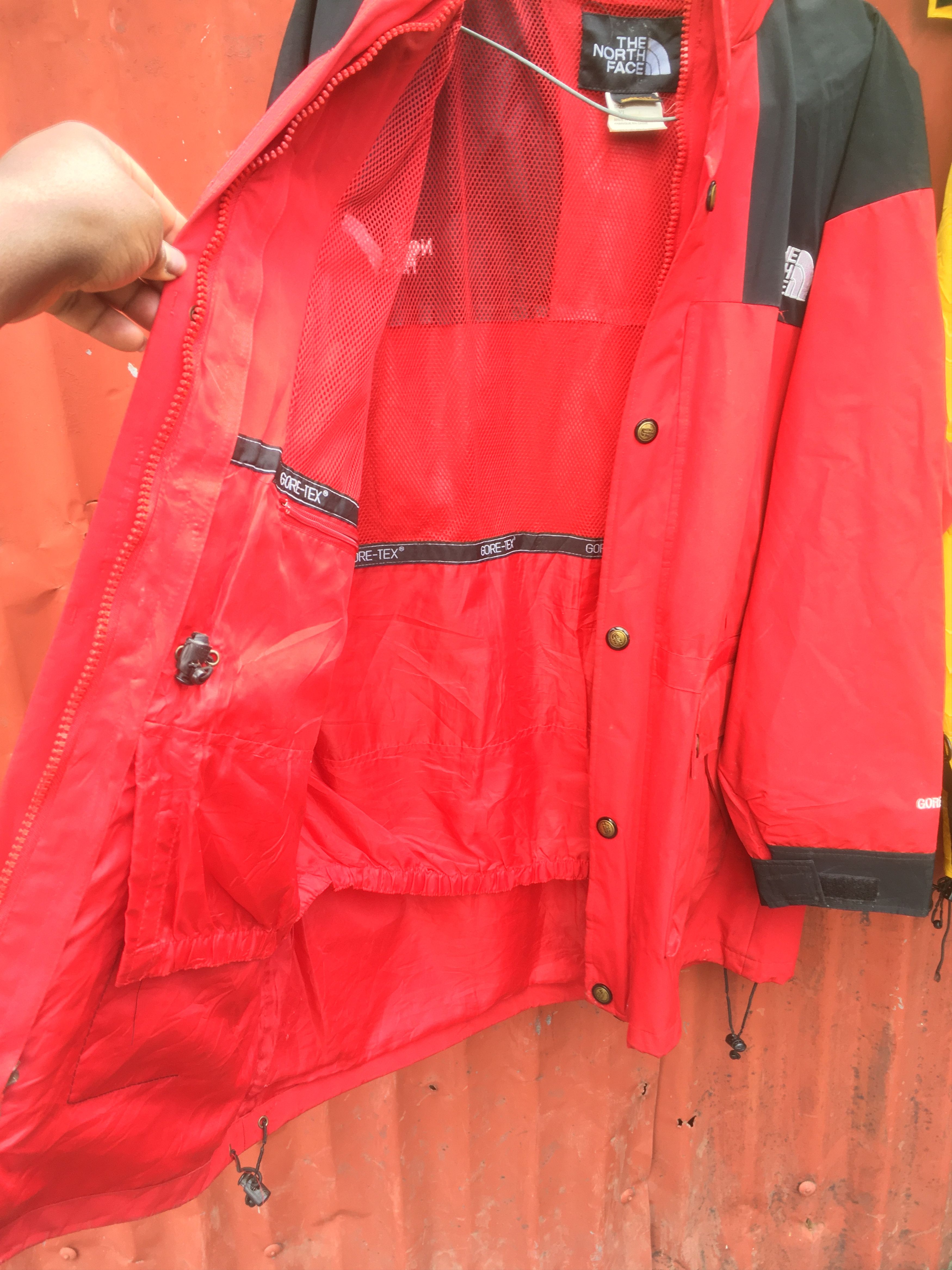 The North Face 🔥🔥2 Northface X Gore-Tex Red / Black yellow Jackets Size US XL / EU 56 / 4 - 19 Thumbnail