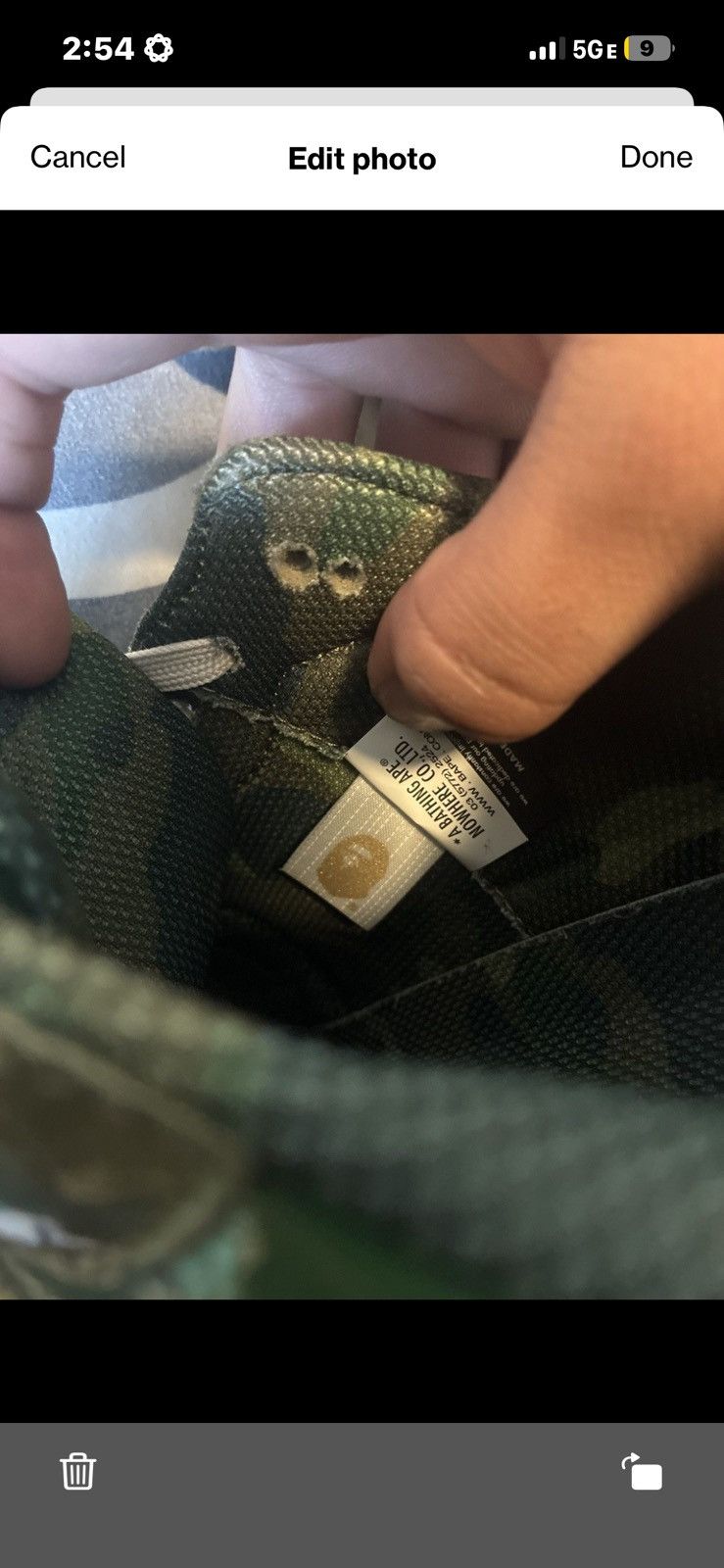 Bape Bape roadsta abc green camo Size US 11 / EU 44 - 6 Thumbnail