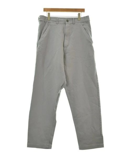 Comme des Garcons Homme Plus Cropped Pant Polyester Plain Zip Ply Full Length Light Grey Size US 34 / EU 50 - 1 Thumbnail