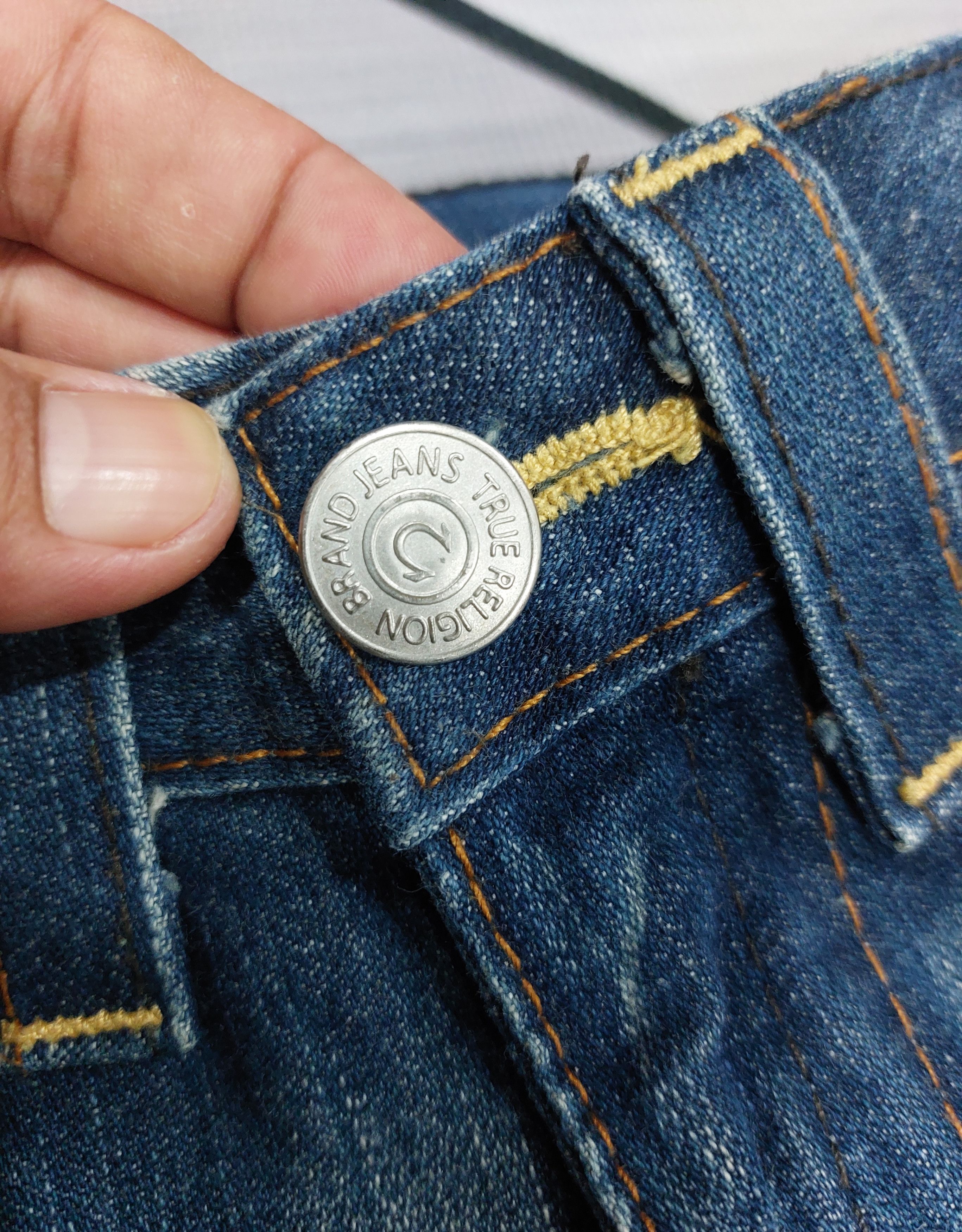 True Religion × Vintage TRUE RELIGION JOEY PATCHWORK JEANS Size 27" / US 4 / IT 40 - 10 Thumbnail