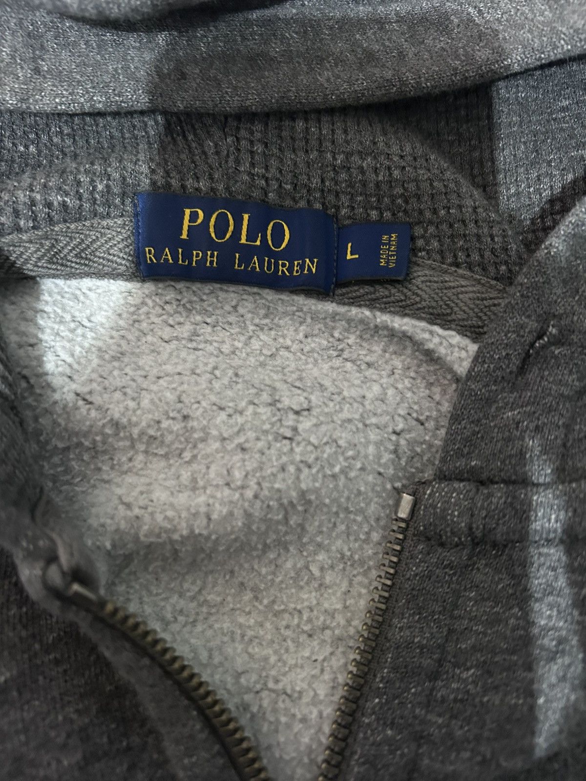 Ralph Lauren Ralph Lauren grey zip up vintage Size US L / EU 52-54 / 3 - 3 Thumbnail