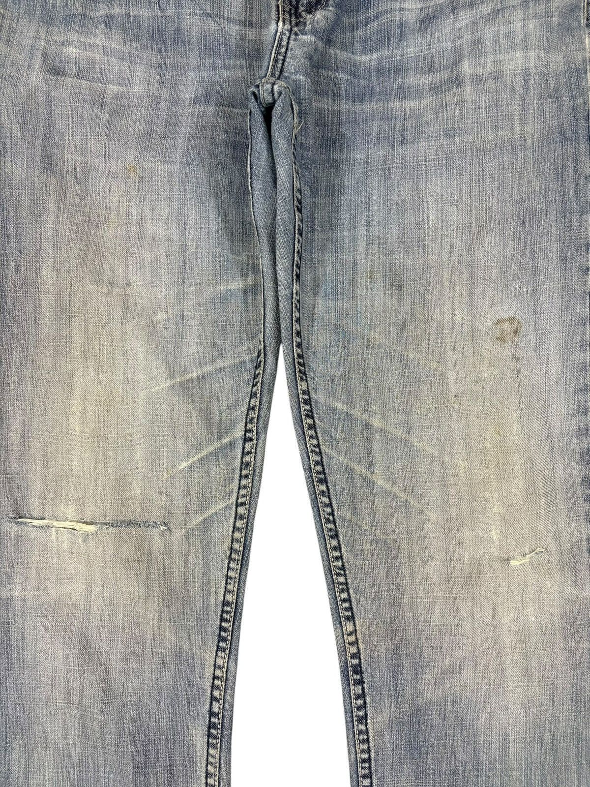 Giorgio Armani Vintage Giorgio Armani Faded Wash Distressed Loose Jeans Size US 34 / EU 50 - 5 Thumbnail