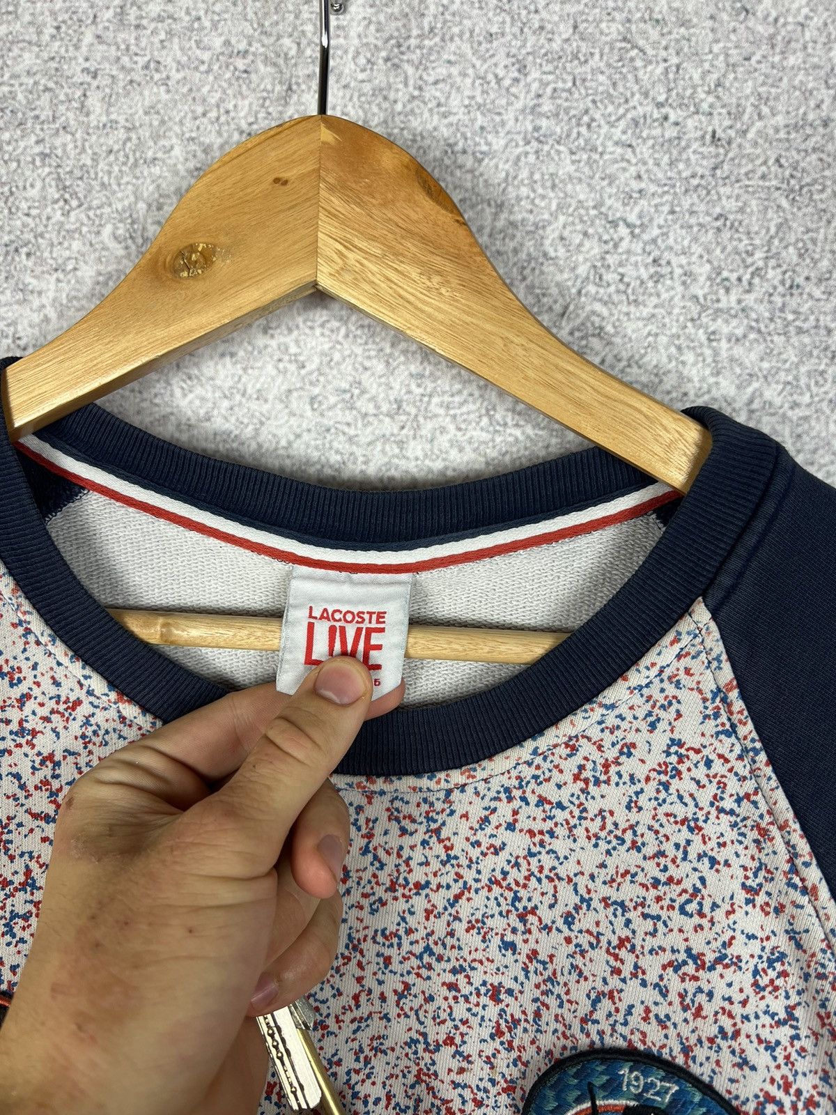 Lacoste Lacoste Live Logo Sweatshirt Size US XL / EU 56 / 4 - 3 Thumbnail