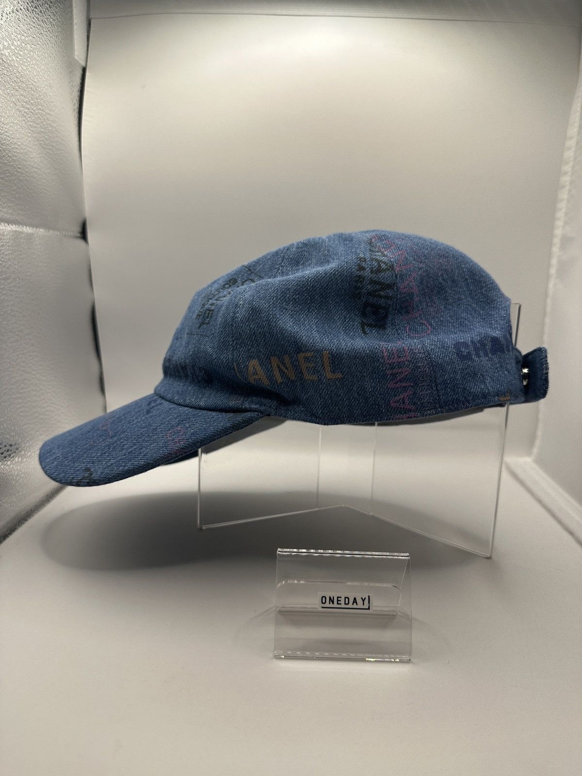 Chanel Chanel Hat Blue Denim Size ONE SIZE - 2 Thumbnail