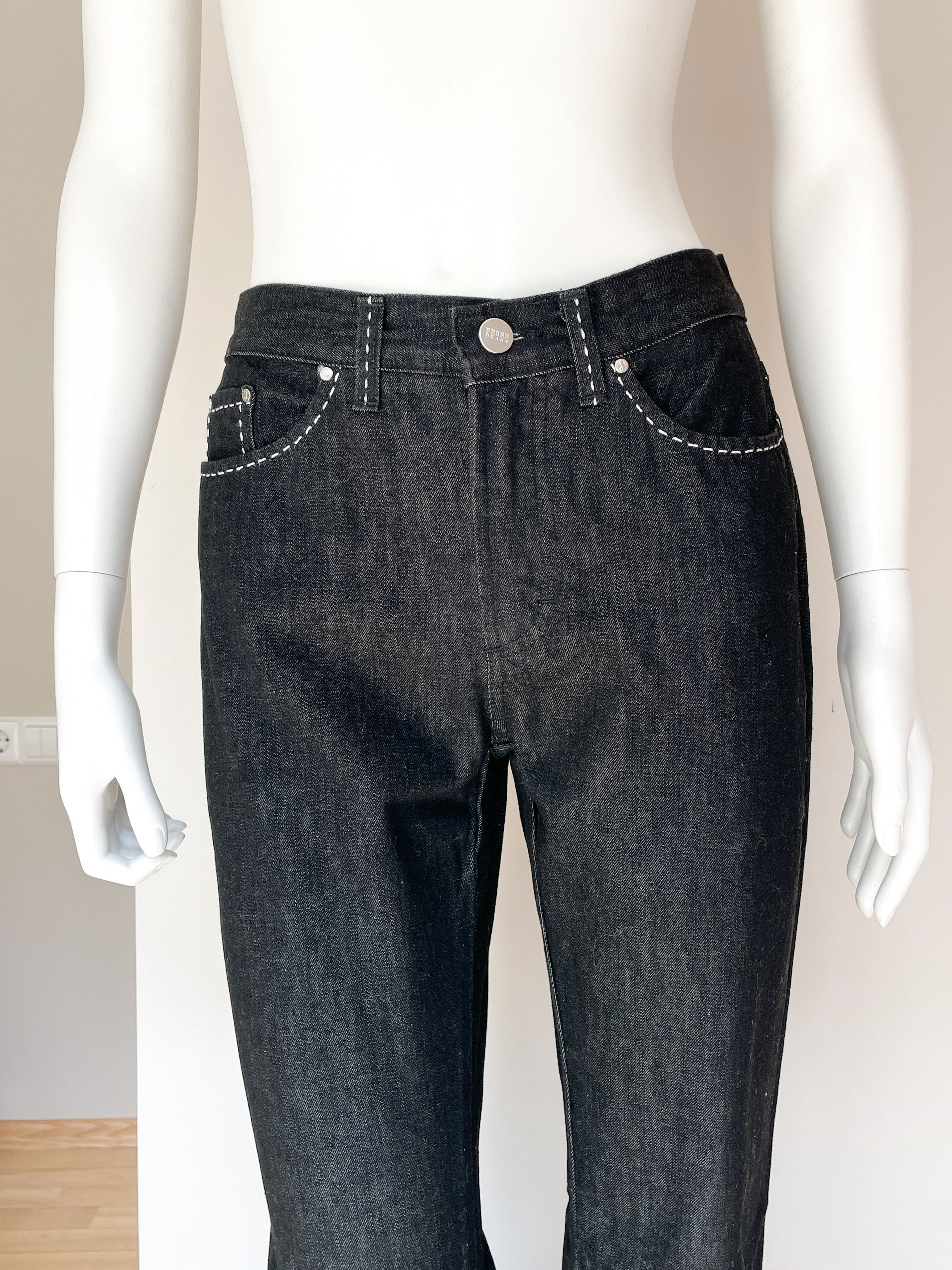 very long jeans