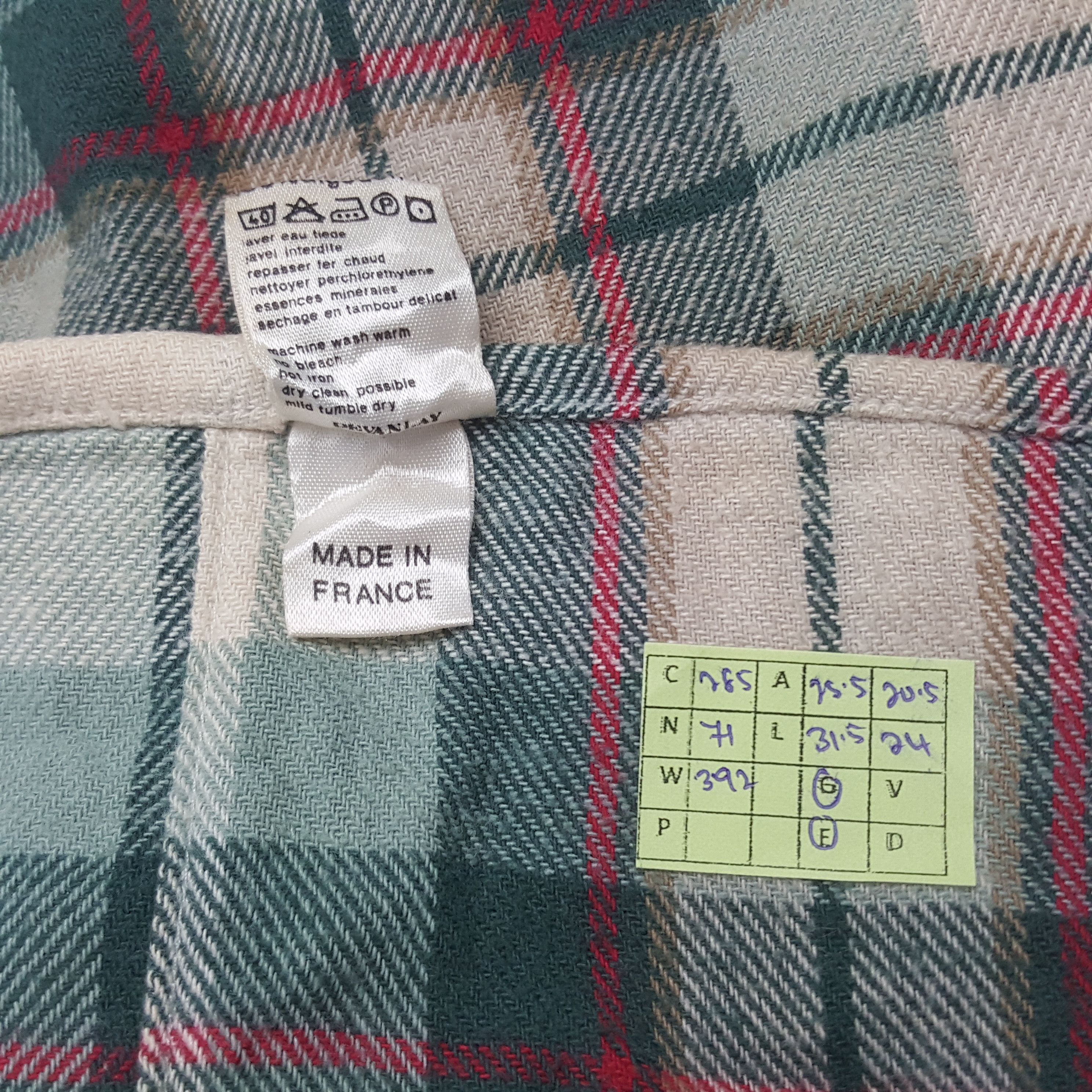 Lacoste Vintage Lacoste Flannel Shirt Button Up C285N71 Size US XXL / EU 58 / 5 - 7 Thumbnail