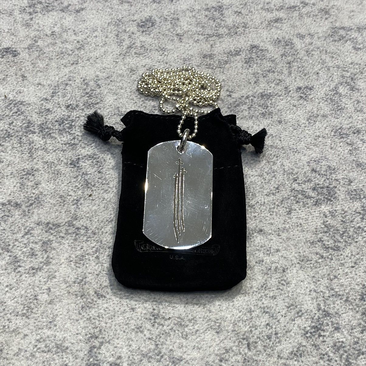 Chrome Hearts Chrome Hearts RS 3 Cross Dog Tag silver Size ONE SIZE - 3 Thumbnail