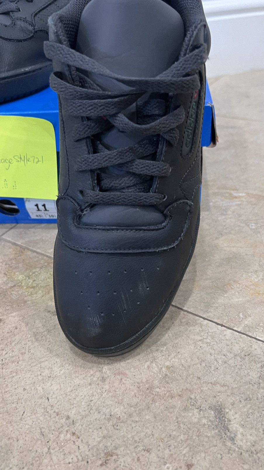 Adidas × Yeezy 2018 Yeezy Powerphase Calabaze “Core” Size 11 Size US 11 / EU 44 - 2 Thumbnail