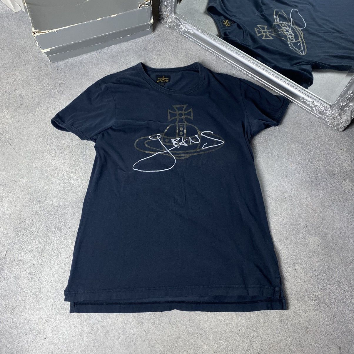 Vivienne Westwood Vivienne Westwood Big Logo T shirt Size US XL / EU 56 / 4 - 1 Thumbnail