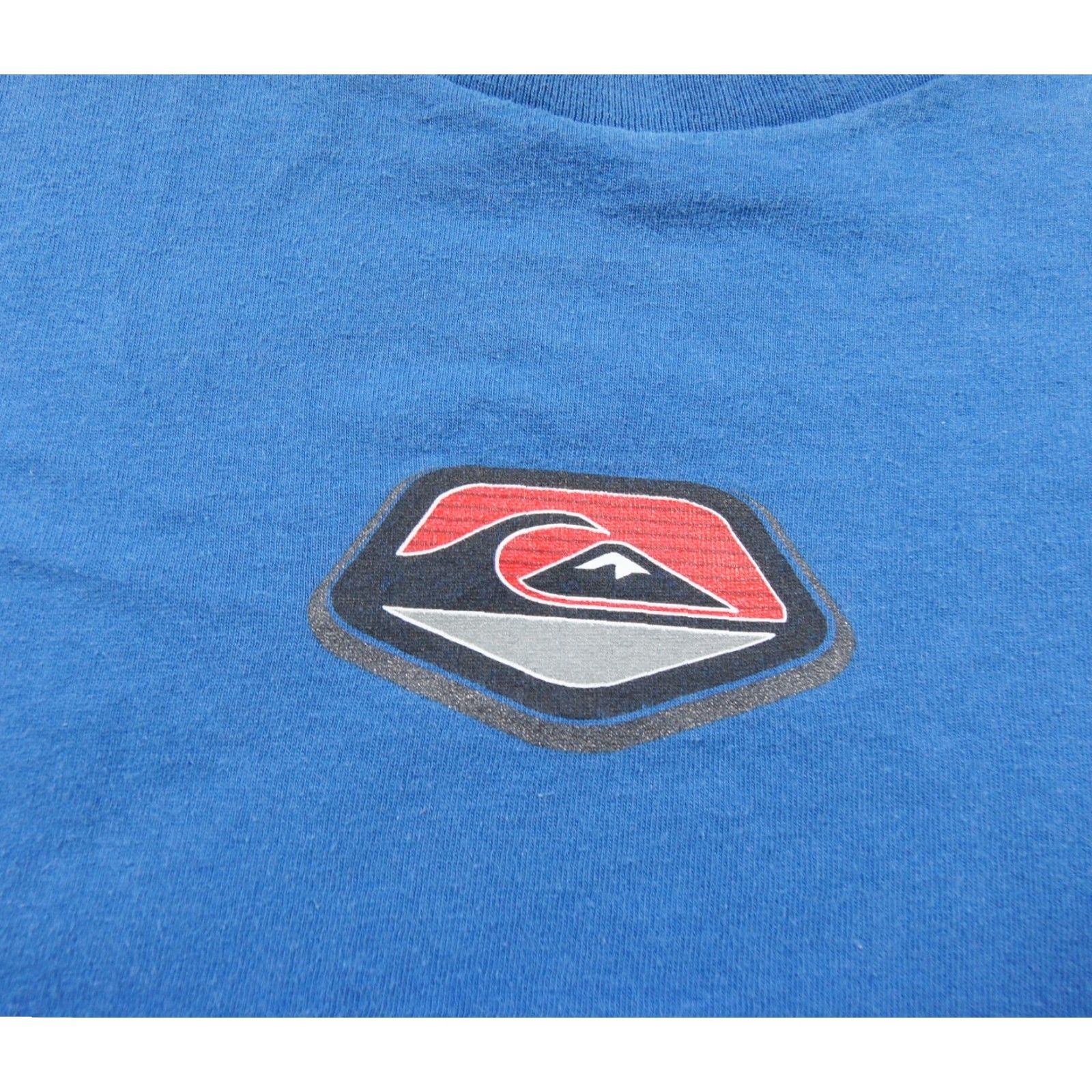 Quiksilver VINTAGE Quiksilver Shirt Mens XL Blue Surf Graphic Tee Y2K Short Sleeve Mens Size US XL / EU 56 / 4 - 2 Thumbnail