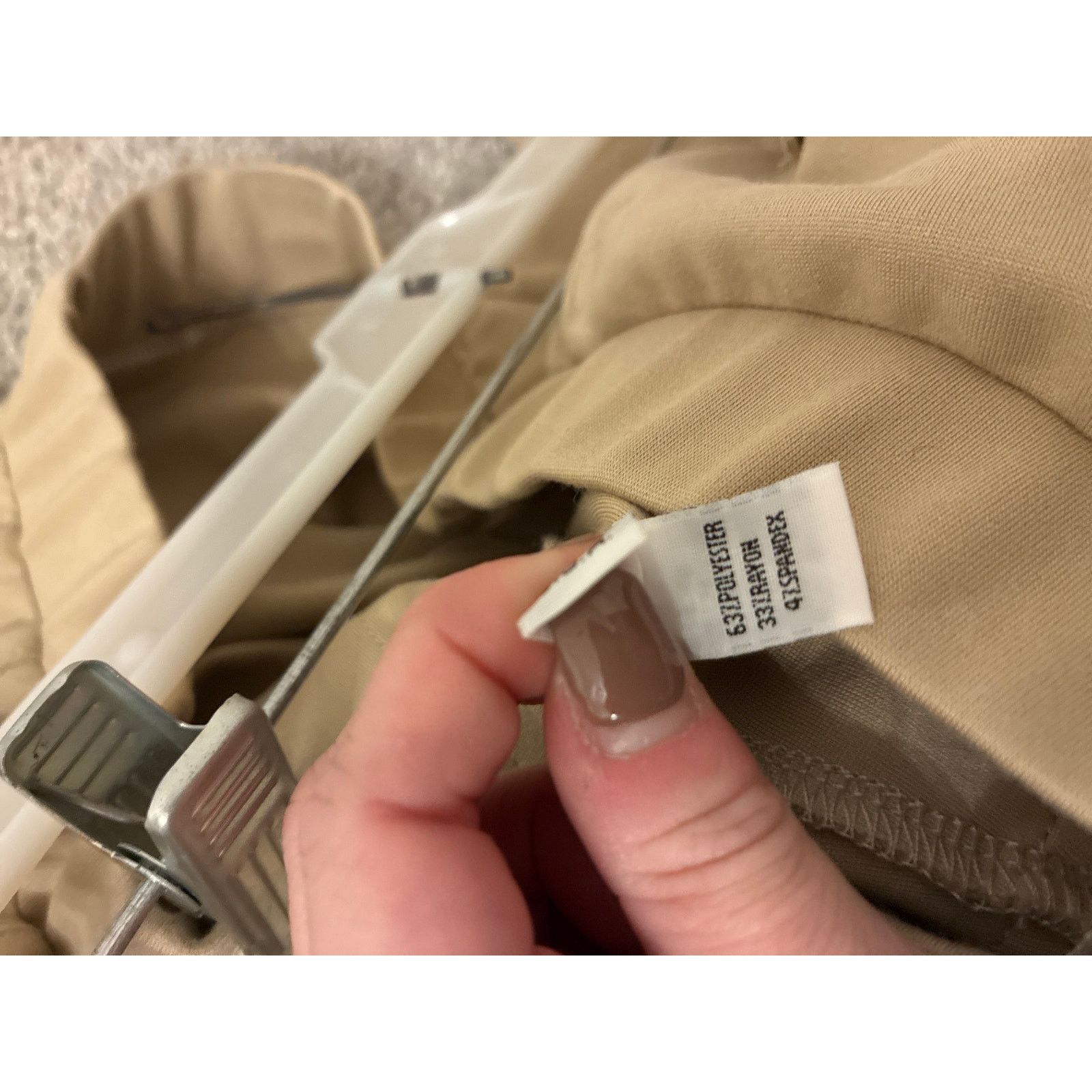 Other Planet by Lauren G Ponte Pull-On Ankle Pant Khaki 2 / US 10 Size 32" / US 10 / IT 46 - 7 Thumbnail