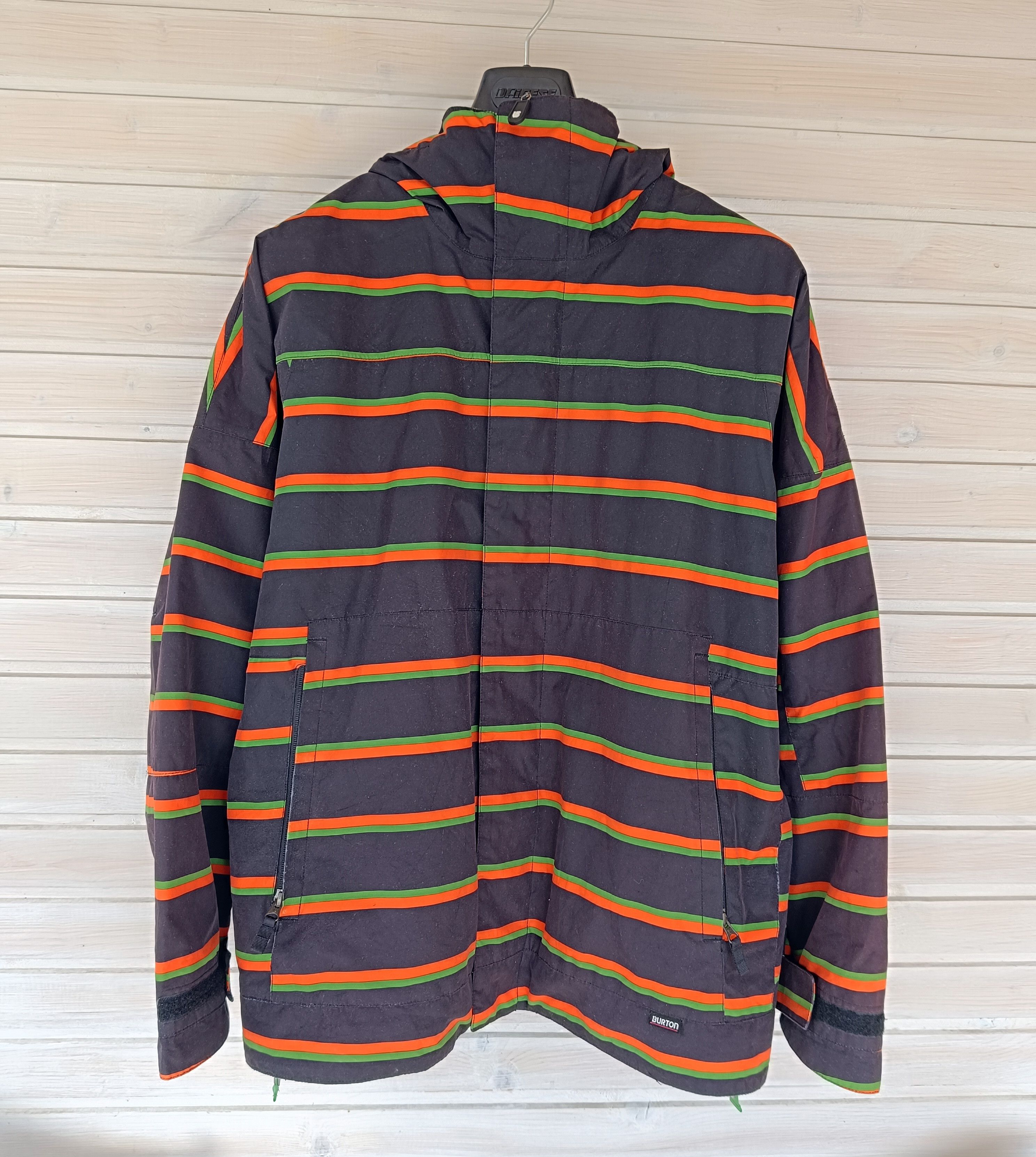 BURTON DRYRIDE ストライプジャケット S Burton BURTON Dryride Launch Striped Ski Snowboard Winter Jacket M