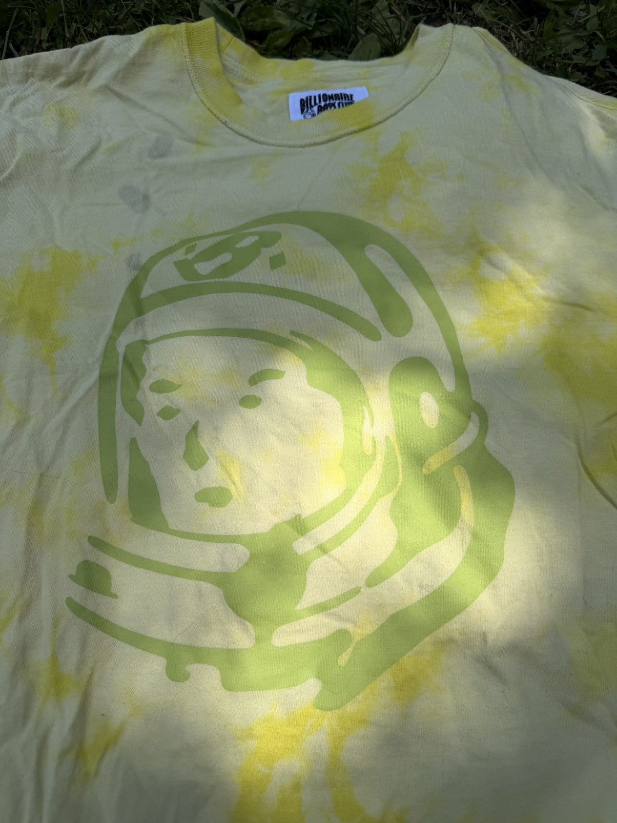 Billionaire Boys Club BBC Billionaire Boys Club Astronaut Head Yellow Tie Dye tee Size US M / EU 48-50 / 2 - 2 Thumbnail