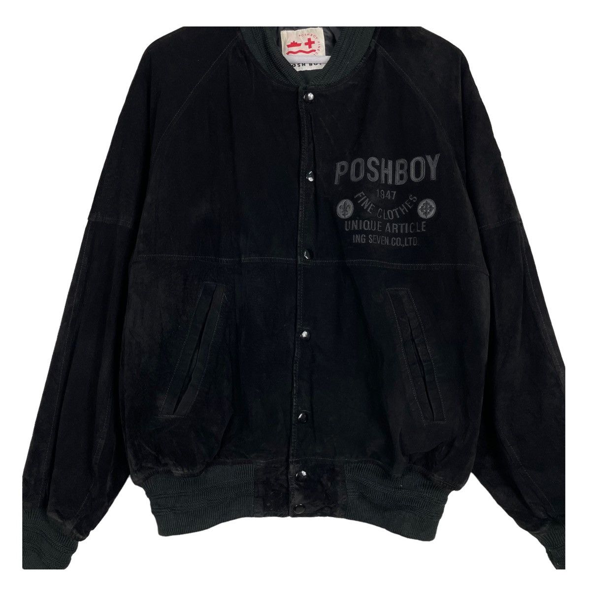 Japanese Brand × Sports Specialties 💥80s POSH BOY BIG LOGO VARSITY JACKET Size US M / EU 48-50 / 2 - 6 Thumbnail