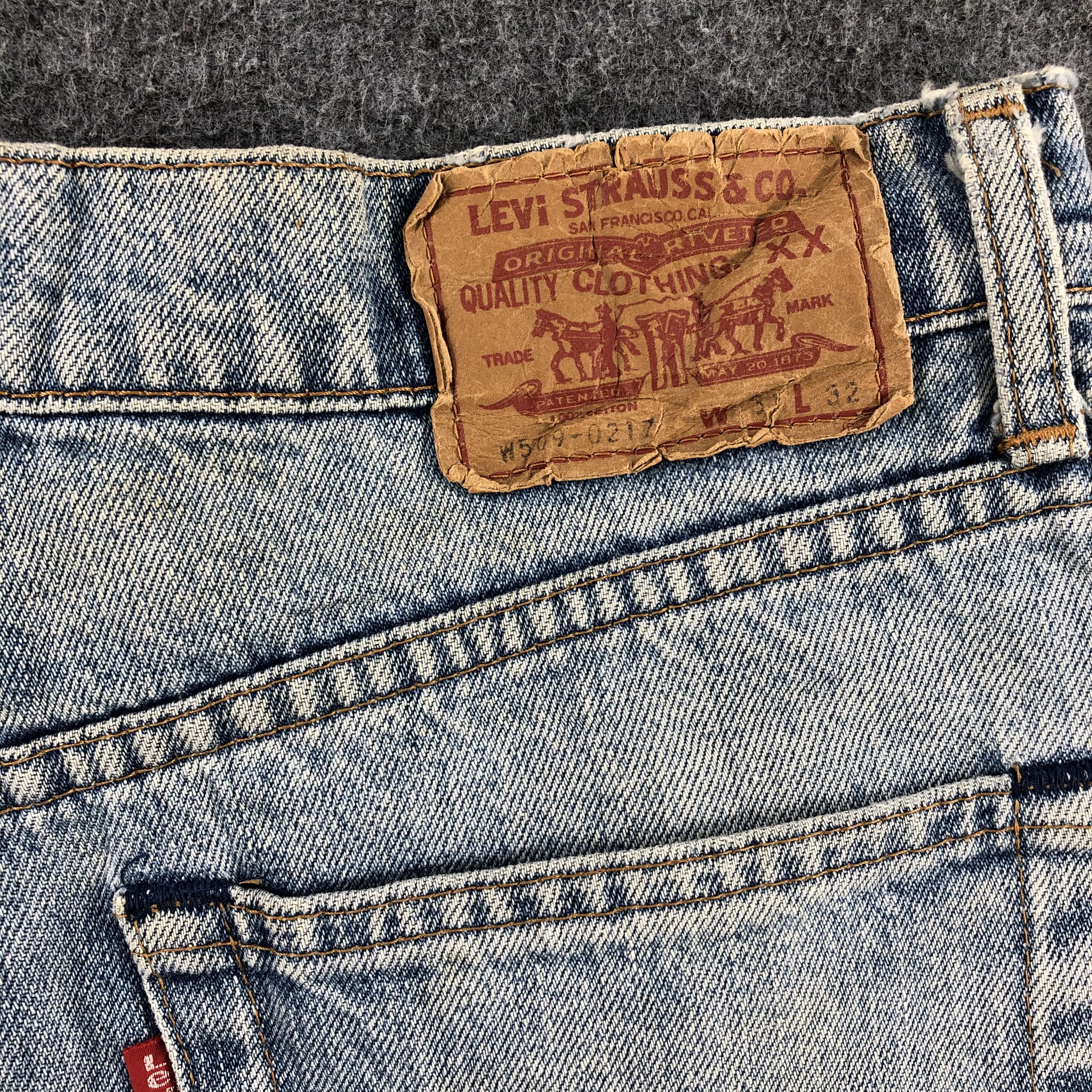Levi's × Vintage Vintage 90s Light Wash Levis 509 Jeans-JM1921 Size US 27 - 6 Thumbnail