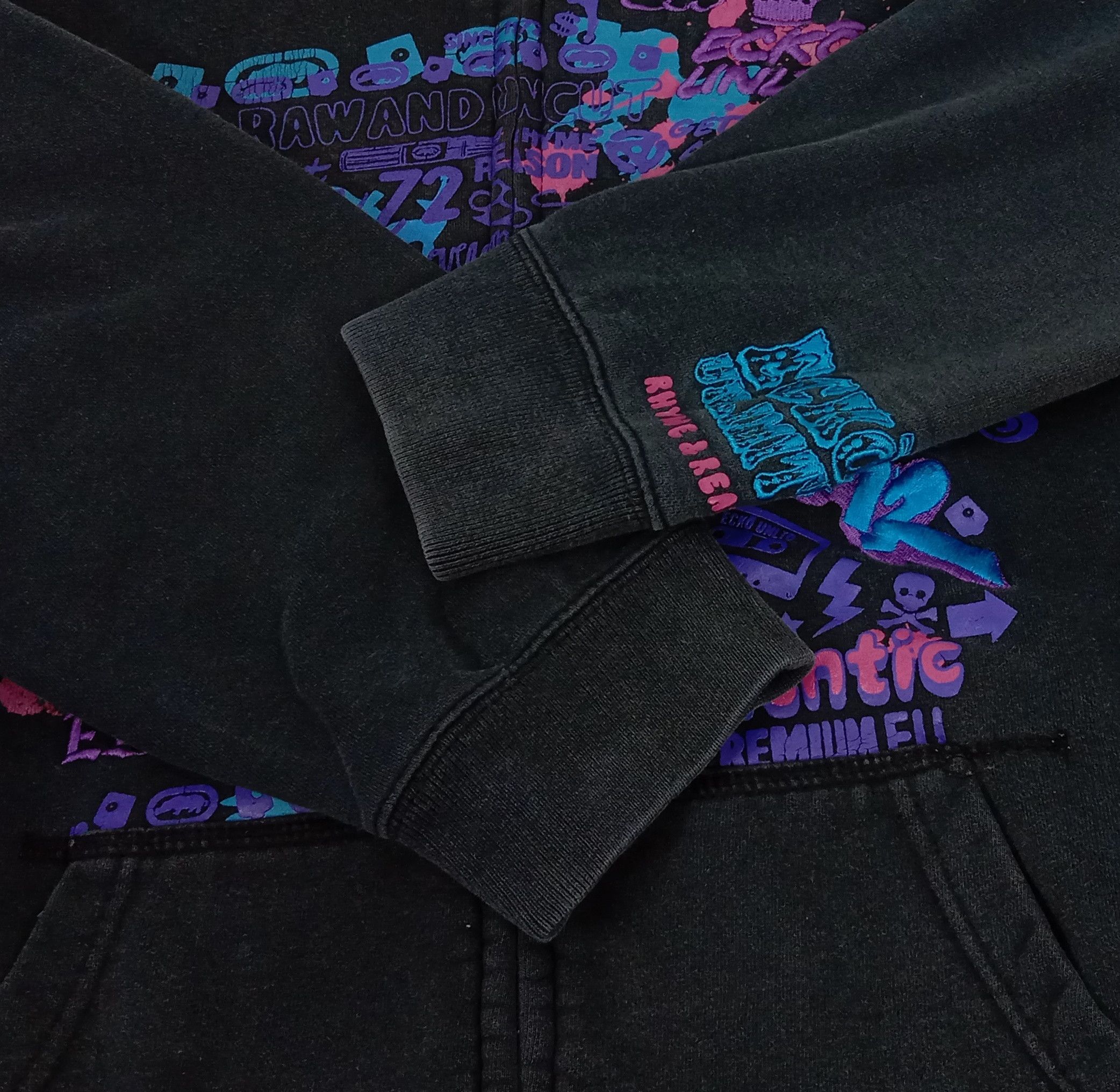 Ecko Unltd. Vintage Ecko Unltd Embroidery Raw & Uncut Hoodie Sweatshirt Size US M / EU 48-50 / 2 - 6 Thumbnail